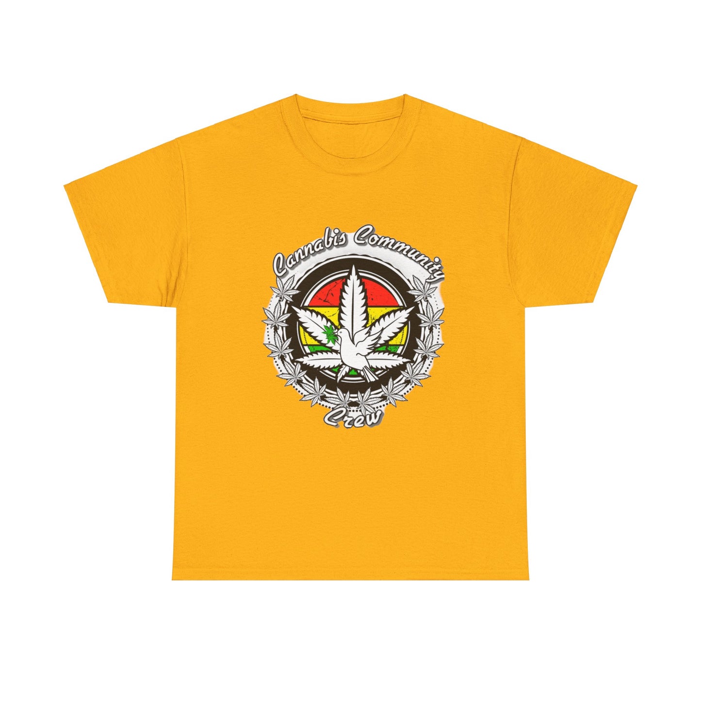 Cannabis Community Unisex Heavy Cotton Tee - Comfortable Cannabis Culture Shirt