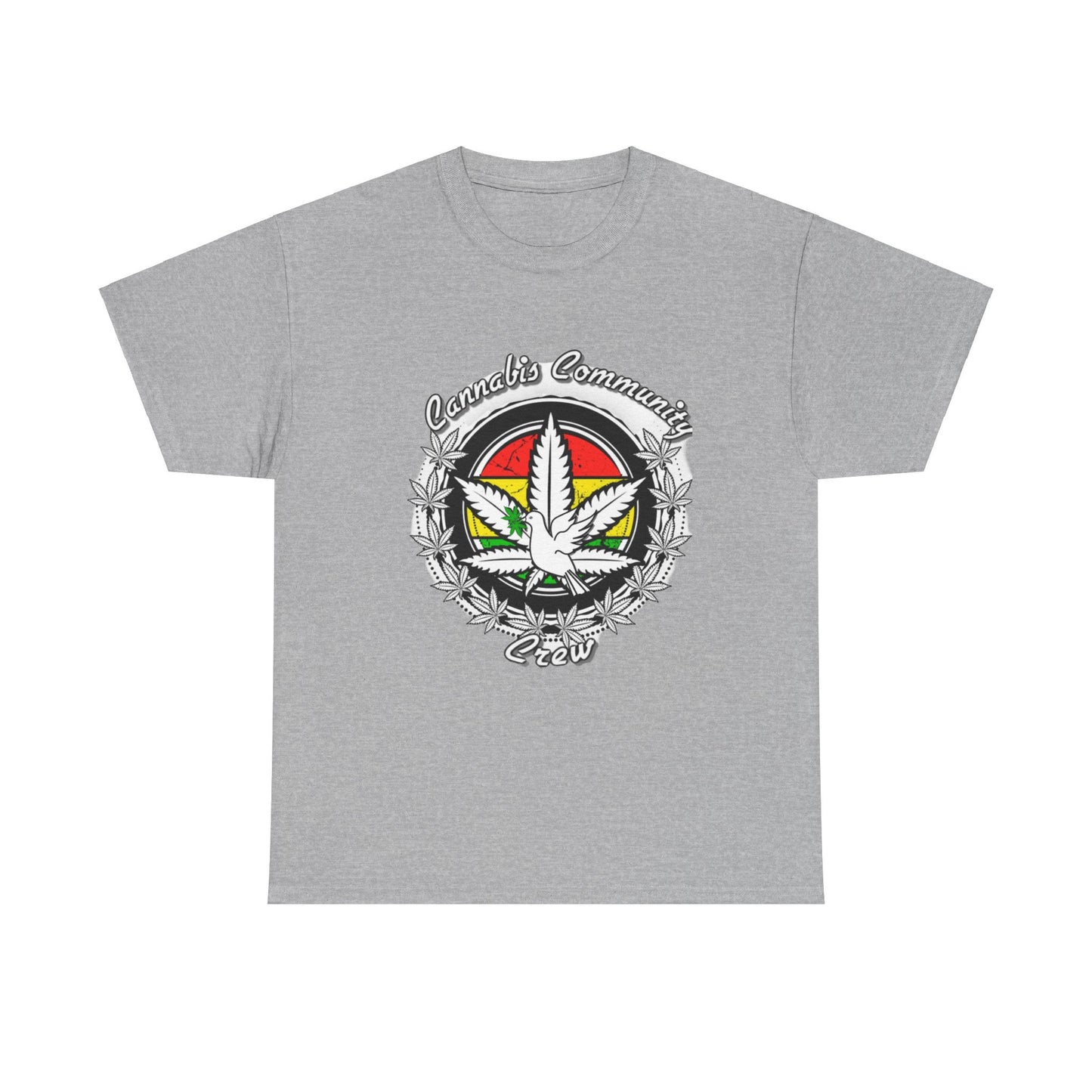 Cannabis Community Unisex Heavy Cotton Tee - Comfortable Cannabis Culture Shirt