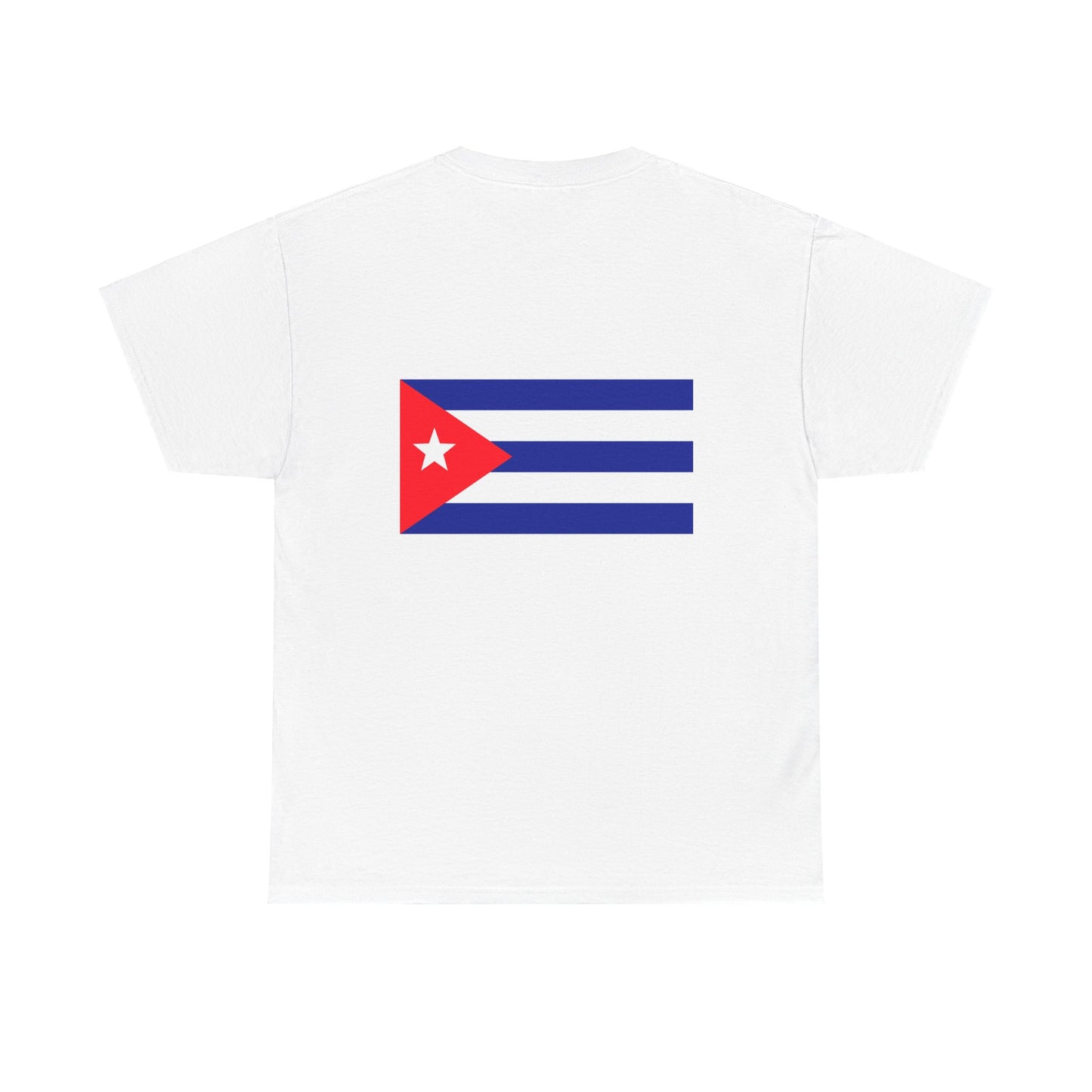 Che Guevara "Viva la Revolución" with Cuban Flag  - Graphic T-Shirt - Unisex Heavy Cotton Tee