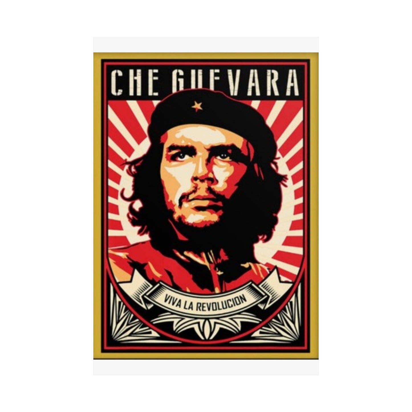 Inspirational Che Guevara Matte Vertical Poster - Viva La Revolucion Wall Art