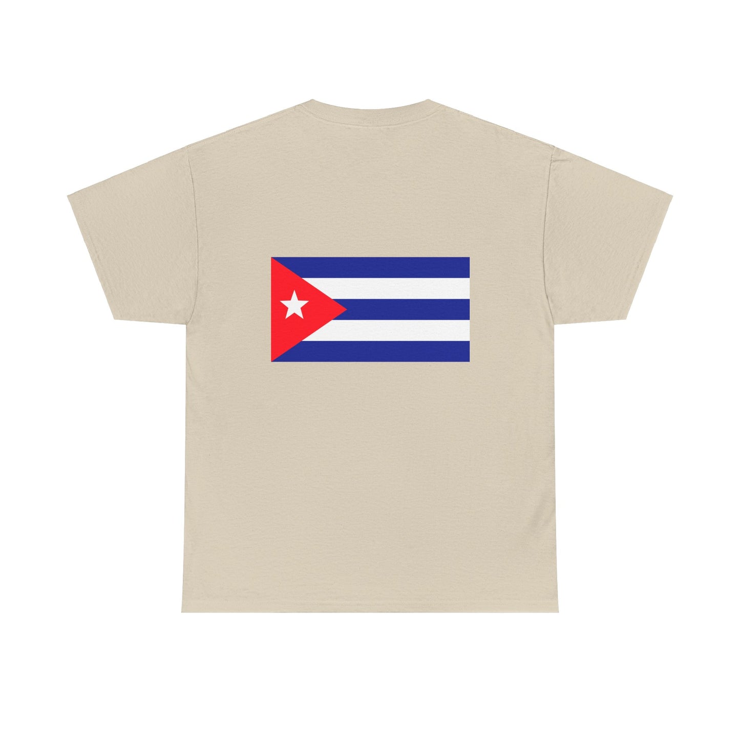 Che Guevara "Viva la Revolución" with Cuban Flag  - Graphic T-Shirt - Unisex Heavy Cotton Tee