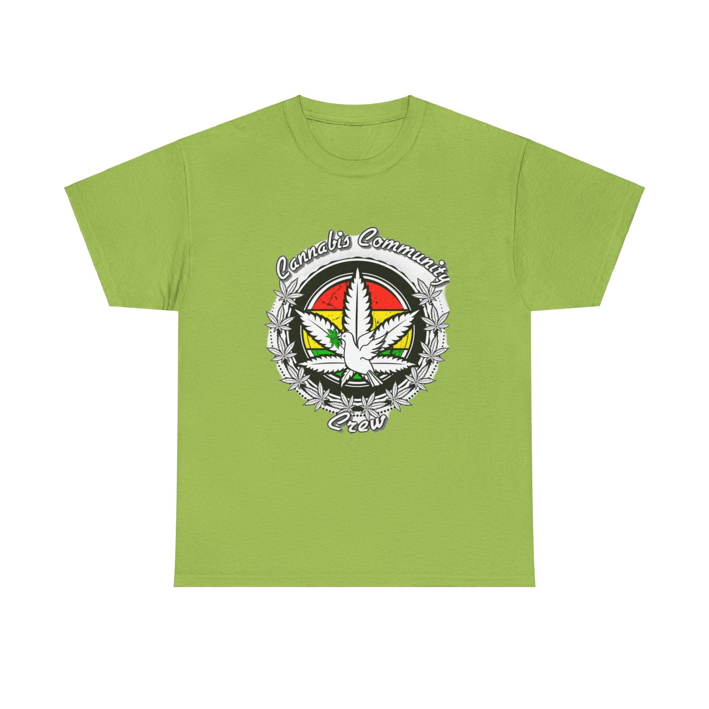 Cannabis Community Unisex Heavy Cotton Tee - Comfortable Cannabis Culture Shirt