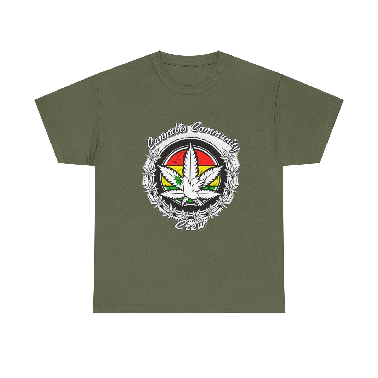 Cannabis Community Unisex Heavy Cotton Tee - Comfortable Cannabis Culture Shirt