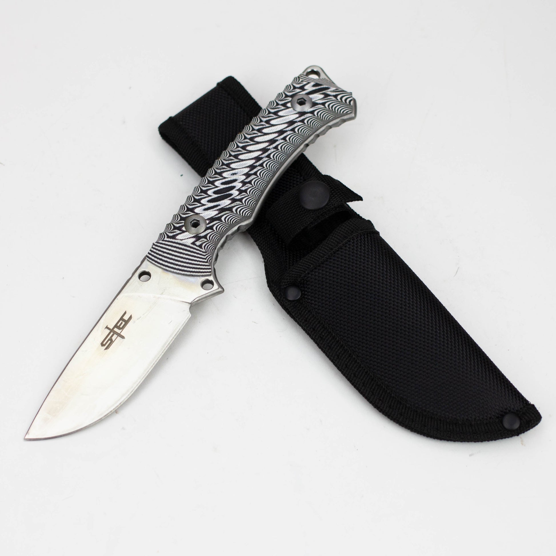 9" S-Tec Full Tang Fixed Blade Hunting Knives [T228628]_0