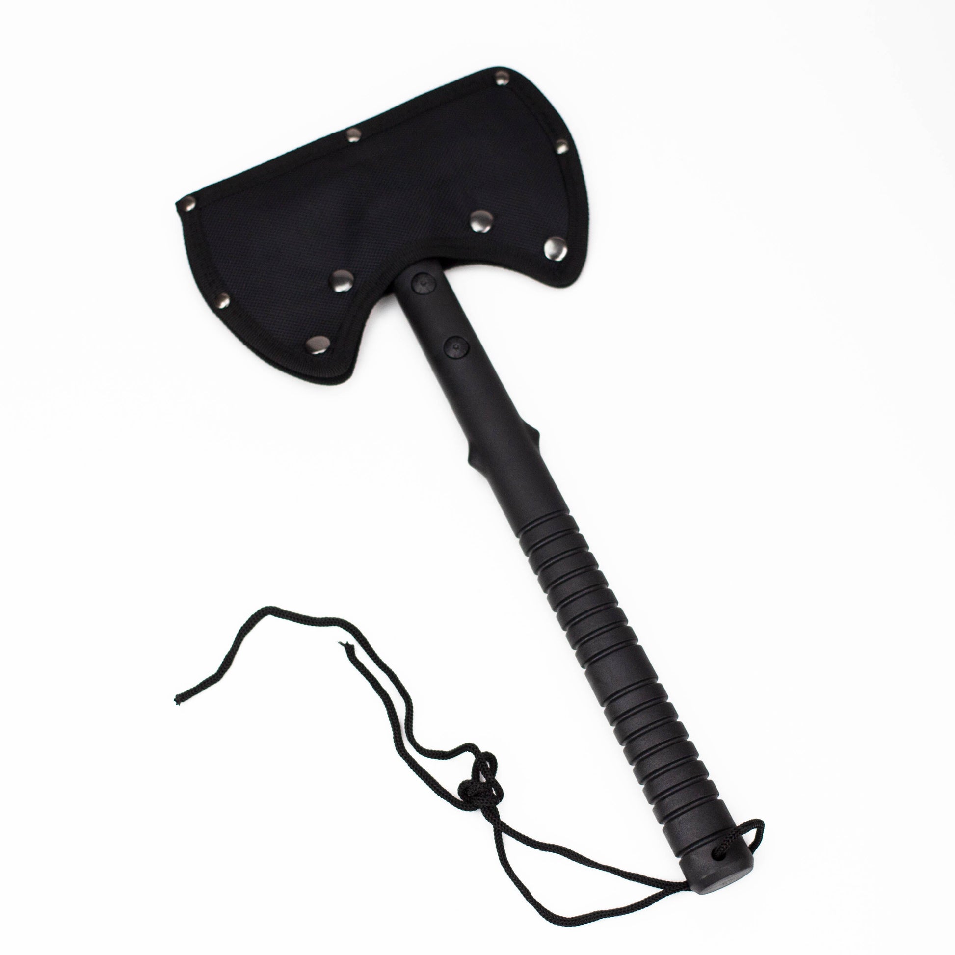 15.5" All  Black Tactical Axe Double Blade Head [13463]_2