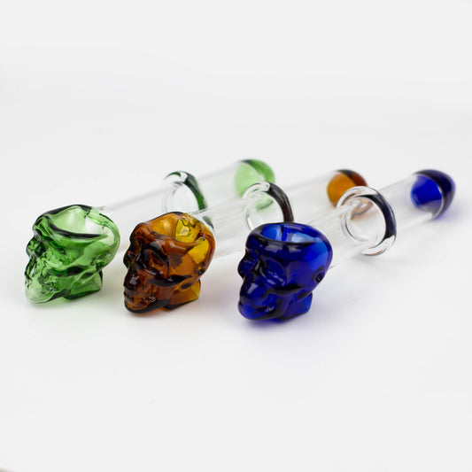 4" GLASS PIPE-SKULL [GP04]_0