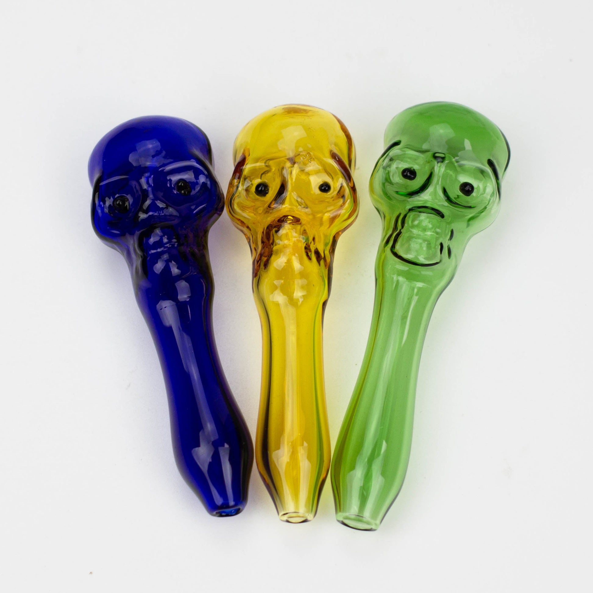 4" GLASS PIPE-SKULL [GP03]_0