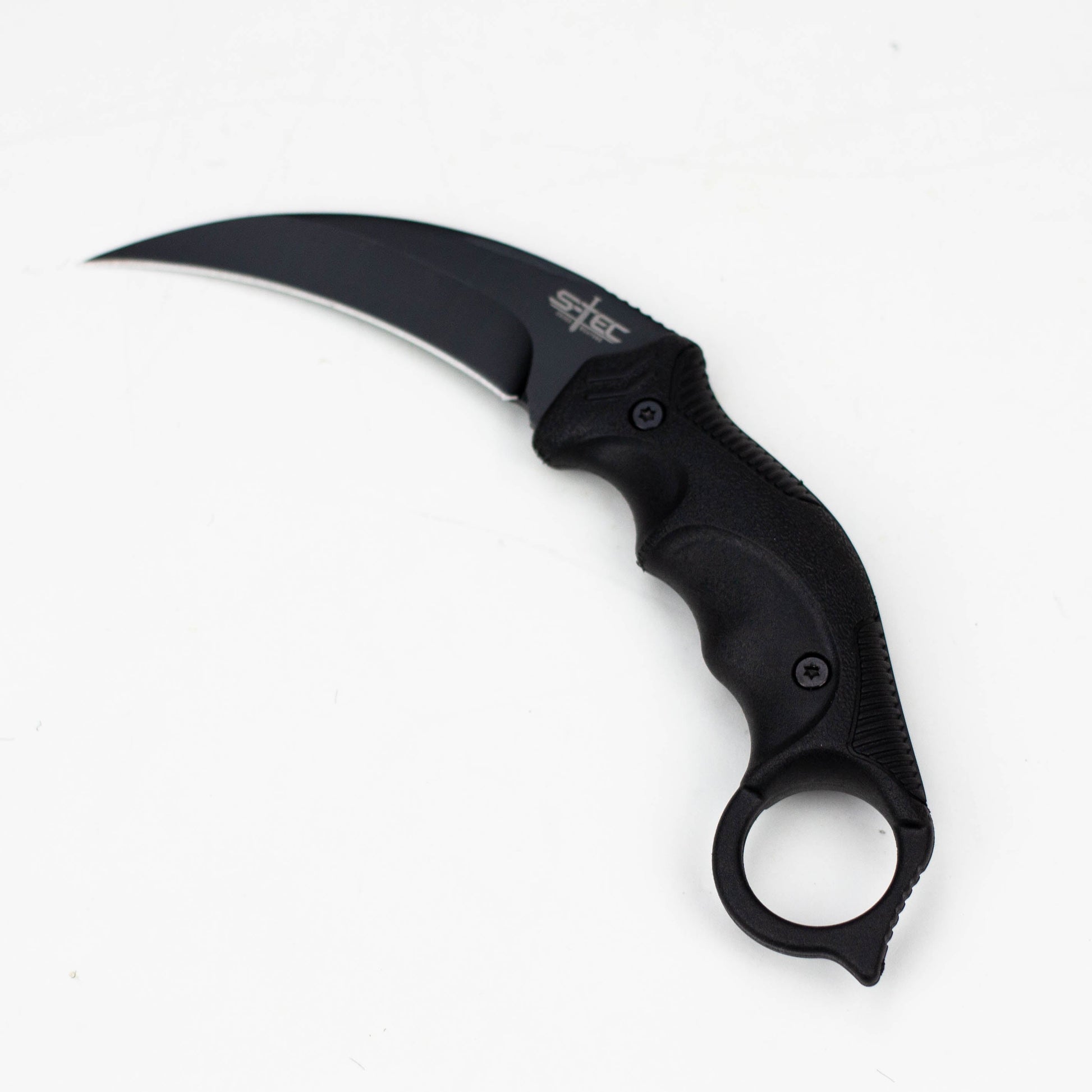 8" Black Boot Skinner  Knife with Sheath [TS201BK]_4