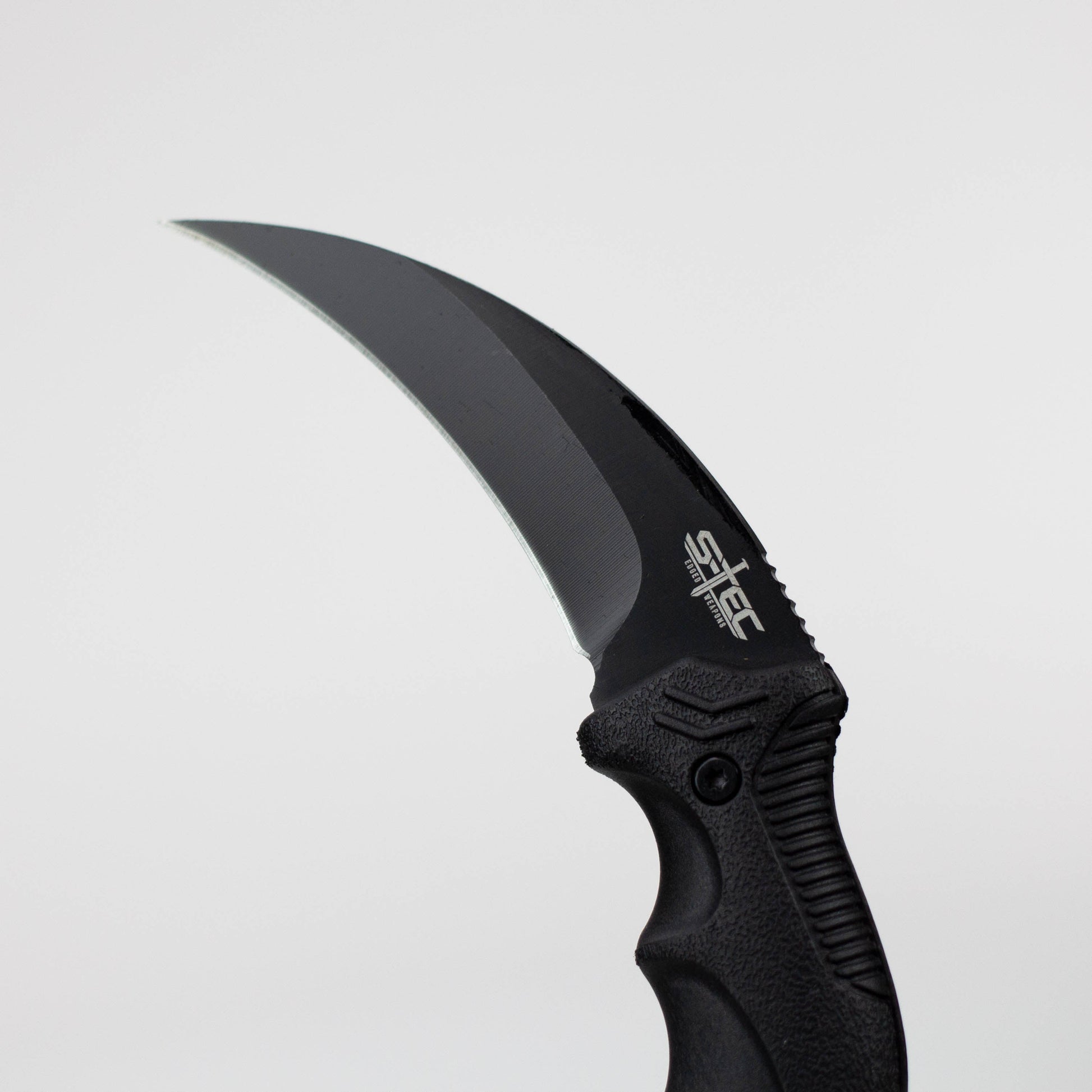 8" Black Boot Skinner  Knife with Sheath [TS201BK]_2