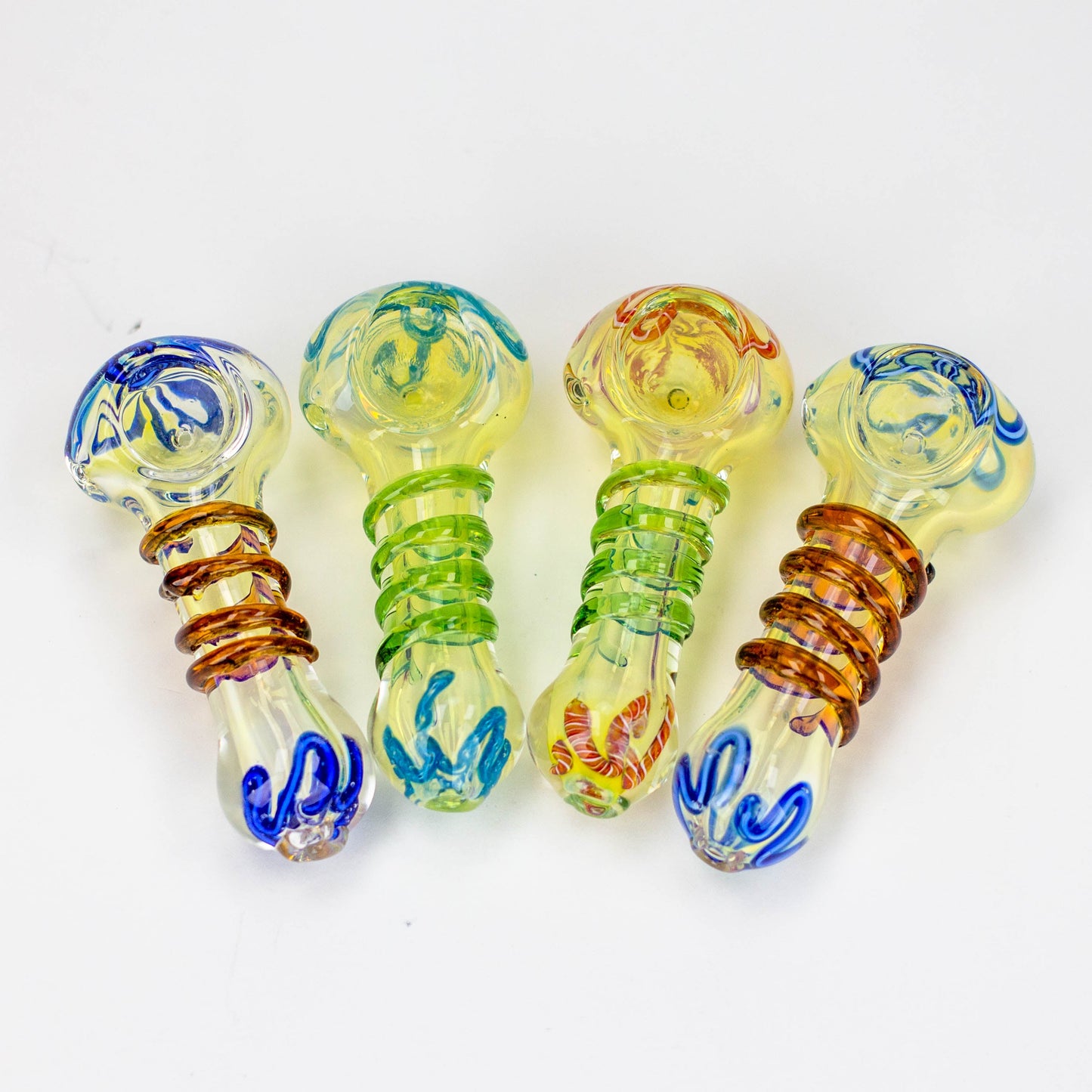 3.5" softglass hand pipe Pack of 2 [9673]_0