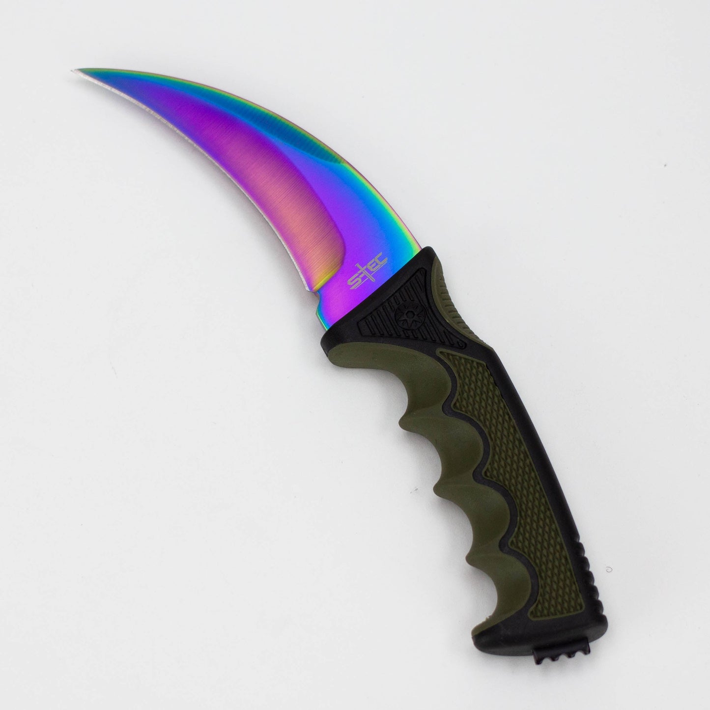 9″ Karambit Hunting Knife – Rainbow [T22199COL]_1