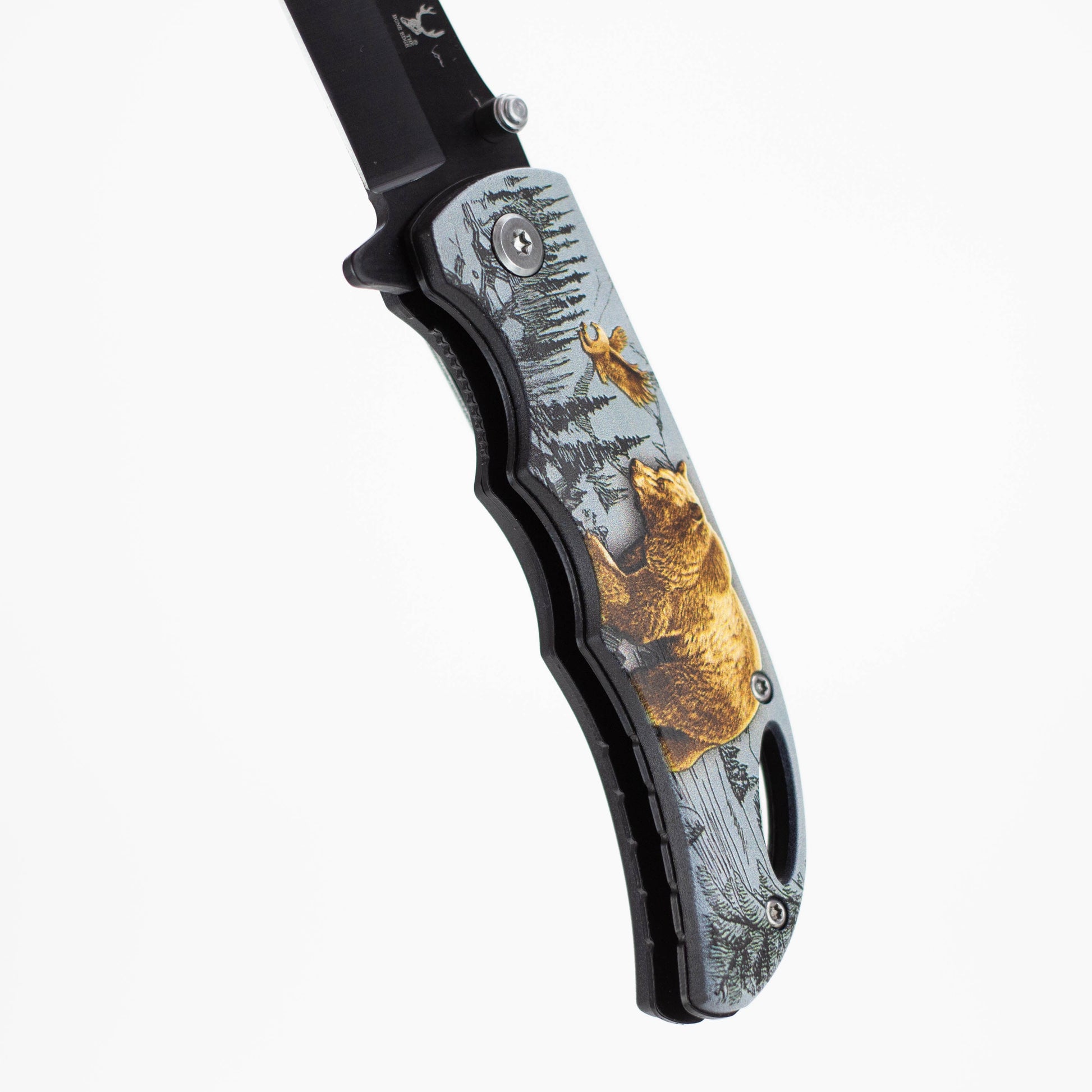 TheBoneEdge 7" Stainless Steel Folding Knife [Animal]_7