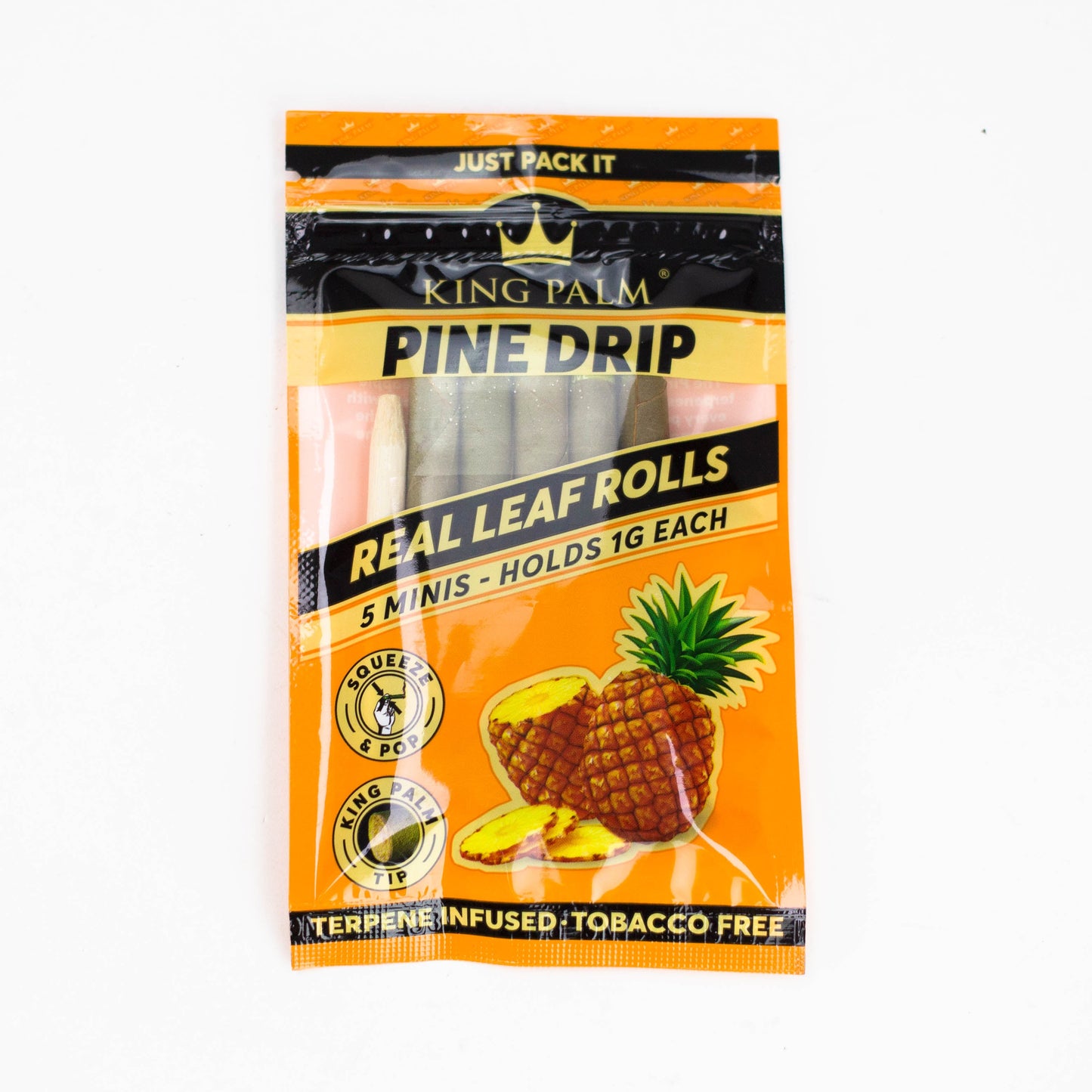 King Palm Hand-Rolled flavor 5 Mini Leaf Pack of 15_7