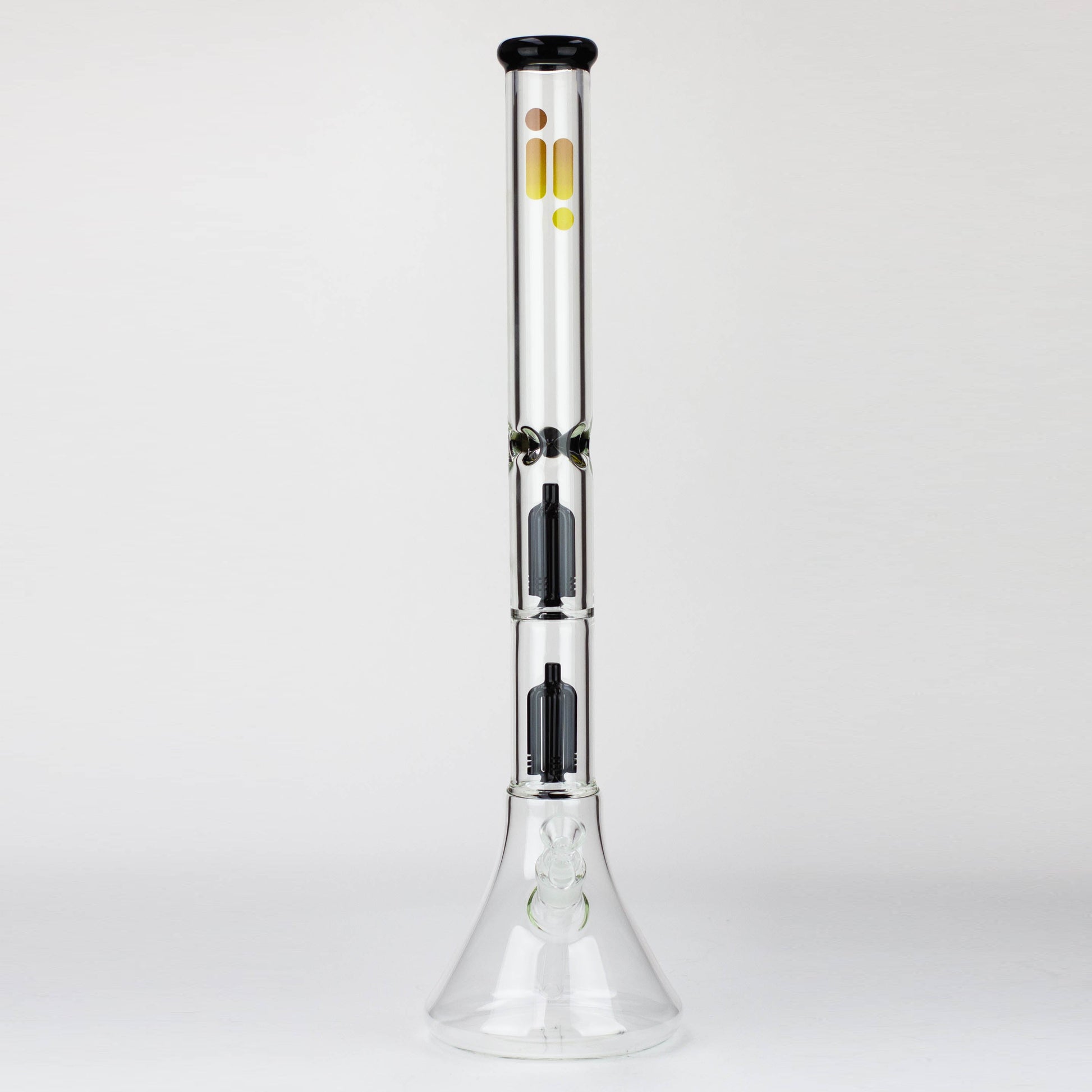 Infyniti | 24" Dual tree 7mm beaker glass water bong_8