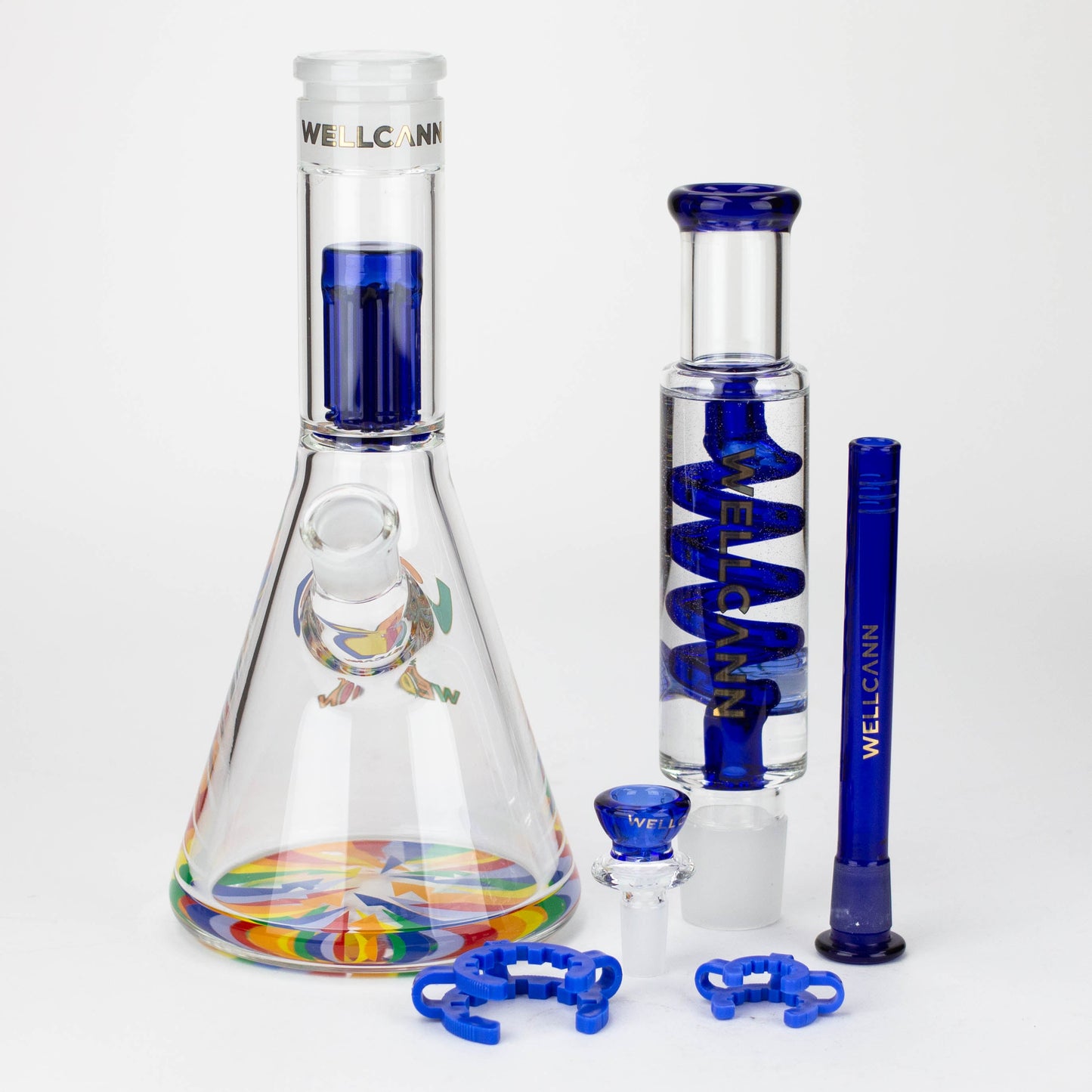 WELLCANN | 18" Glycerine Detachable Glass Bong [560]_5