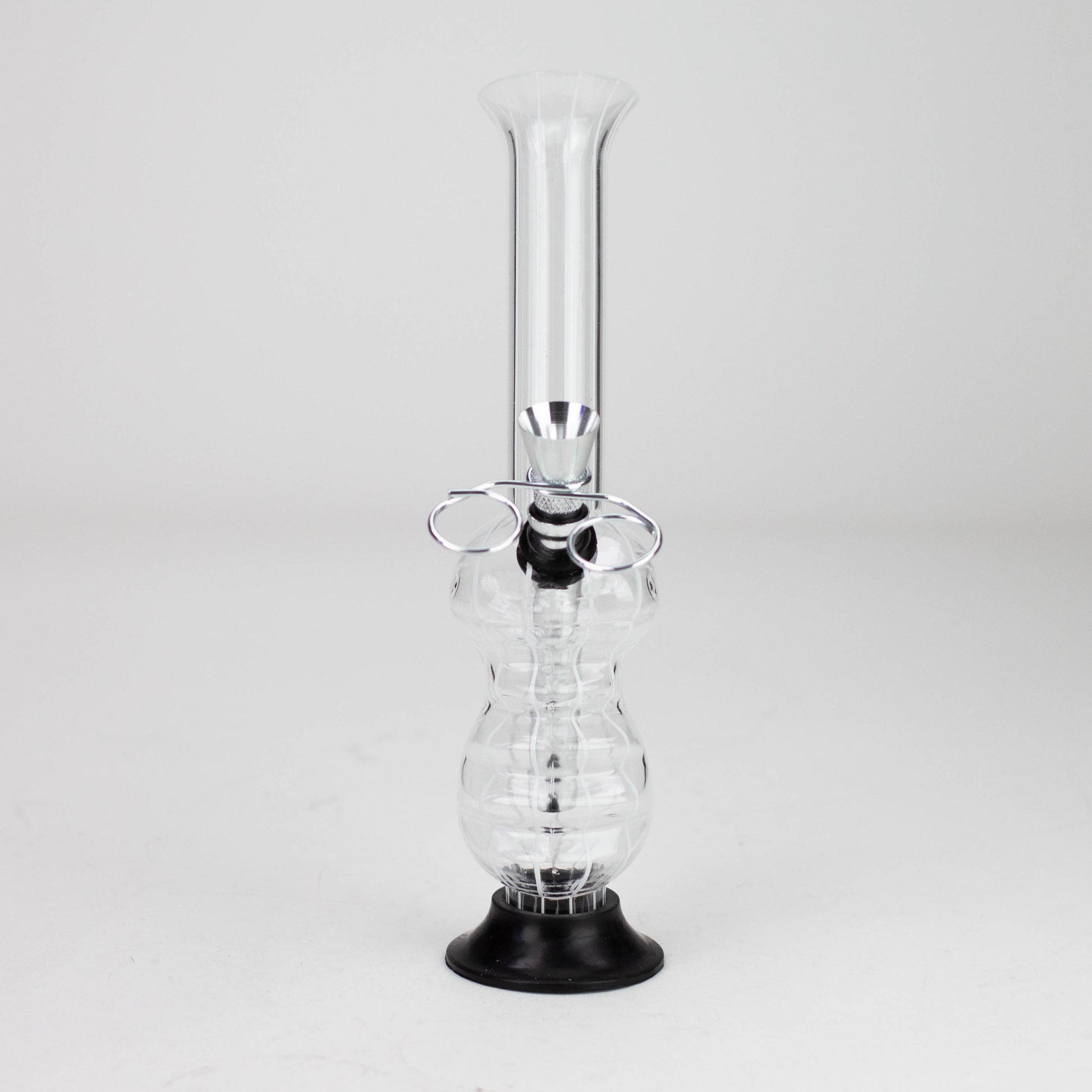 8" stripe acrylic water pipe [SV10]_4