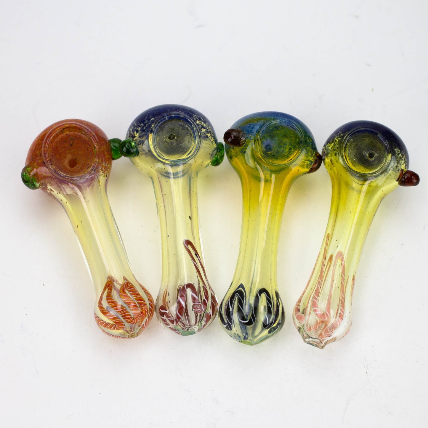 4.5" softglass hand pipe Pack of 2 [10906]_0