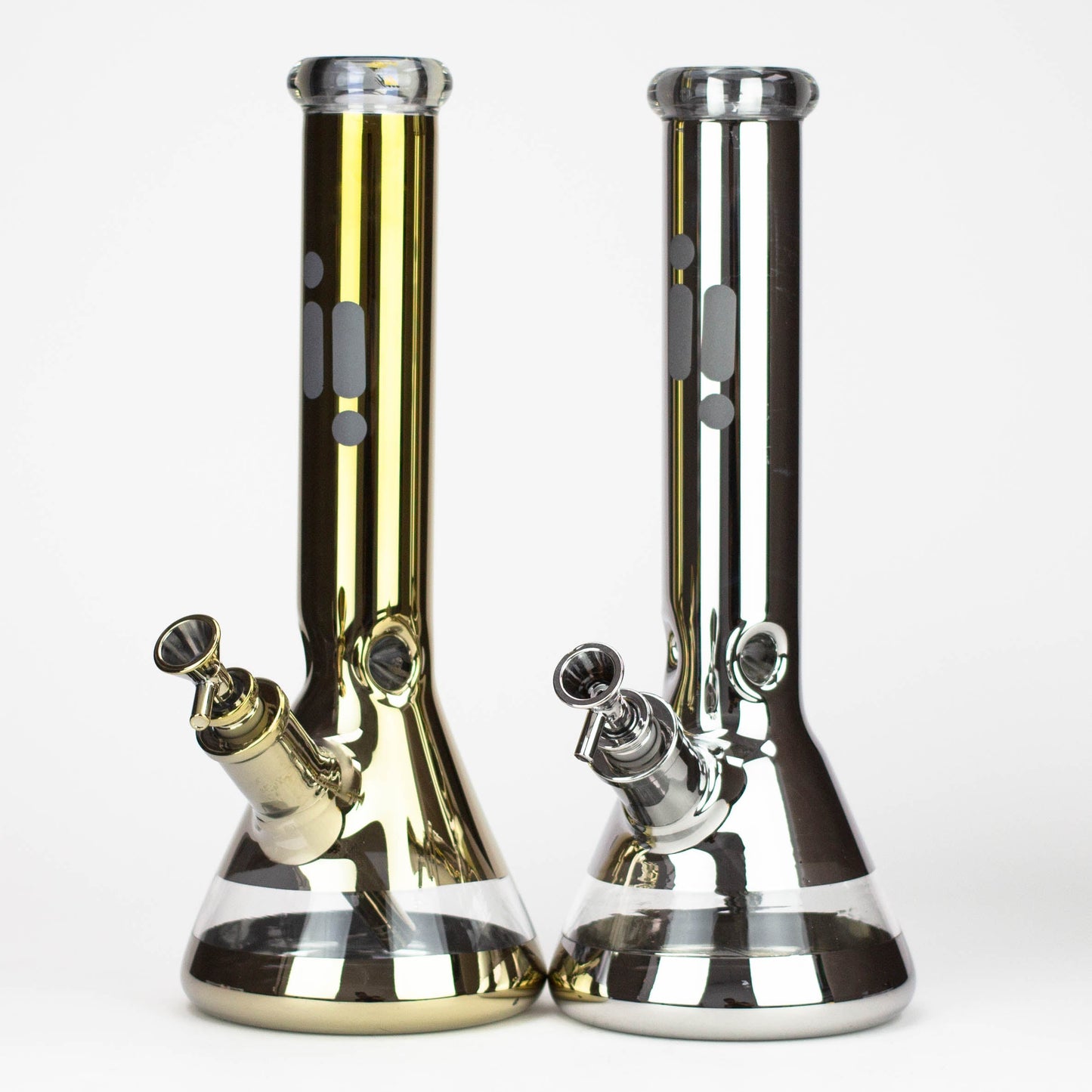 13.5" Infyniti 7 mm metallic beaker bong ( GP2003 )_0