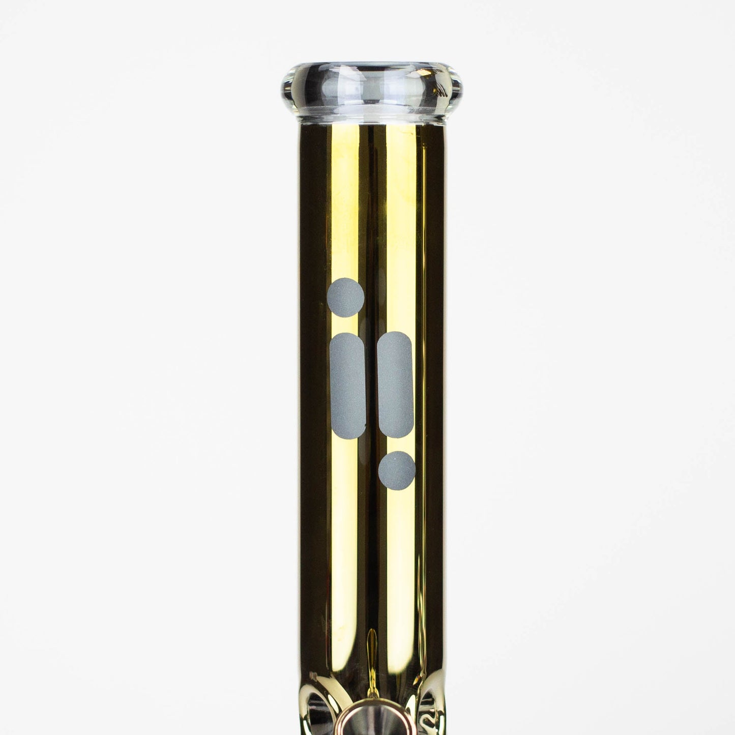 13.5" Infyniti 7 mm metallic beaker bong ( GP2003 )_13