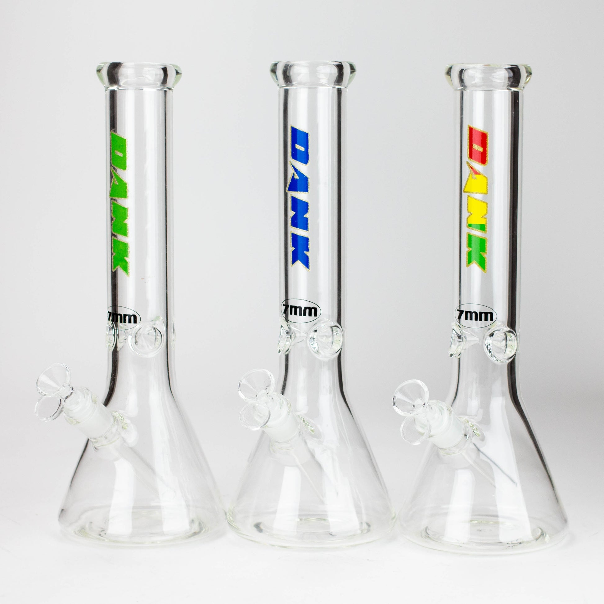 DANK | 14" 7mm Beaker glass Bong_0