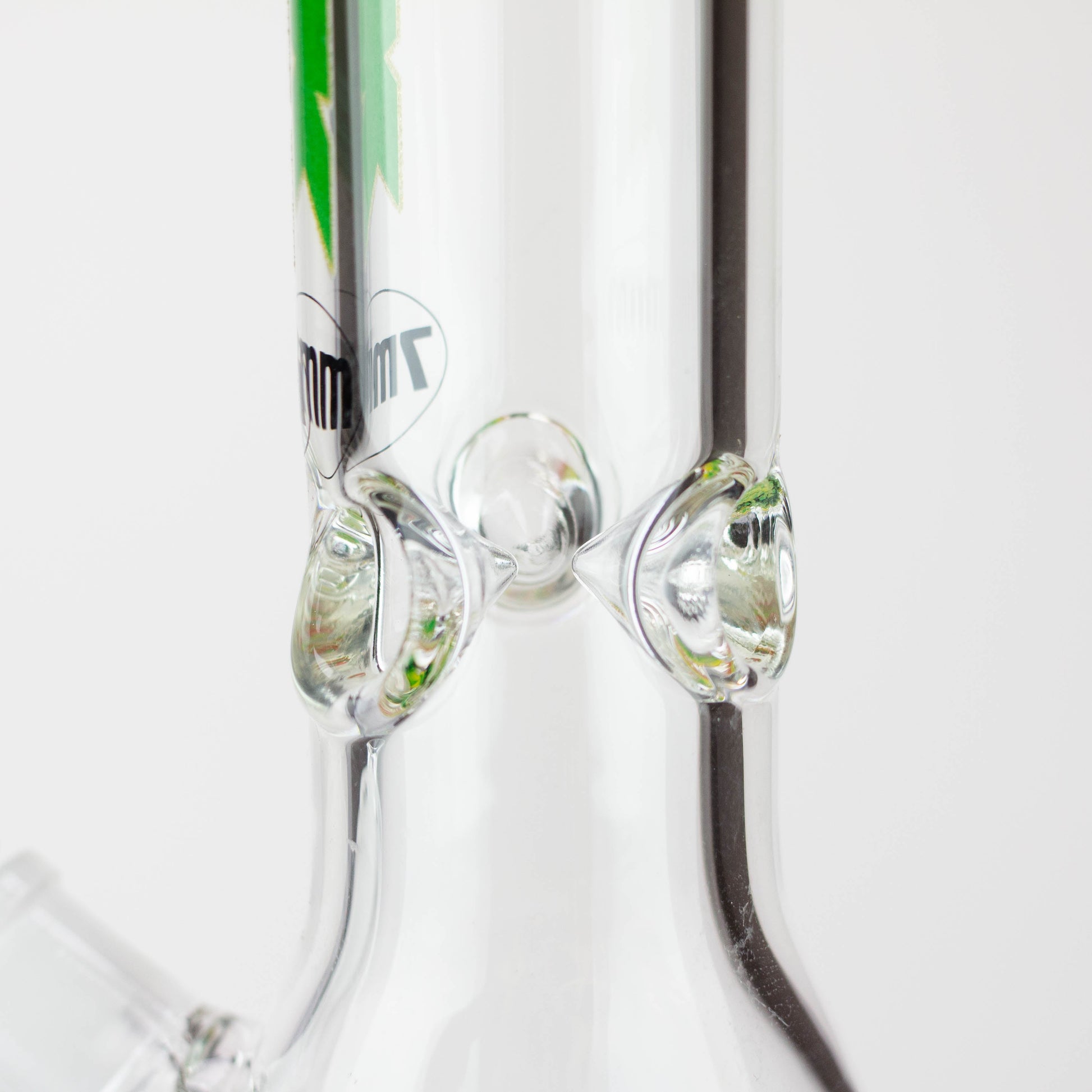 DANK | 14" 7mm Beaker Bong with Colour Bottom_3