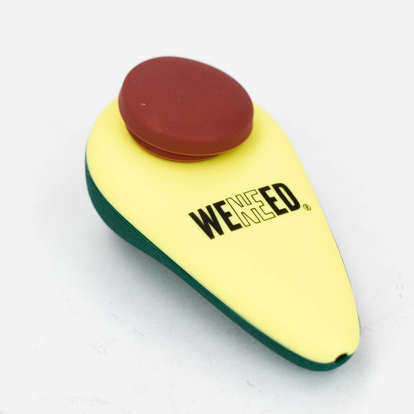 Weneed | 4" Avocado Silicone Hand pipe_0