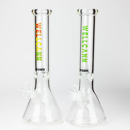 WellCann | 14" 7mm Beaker glass Bong_0