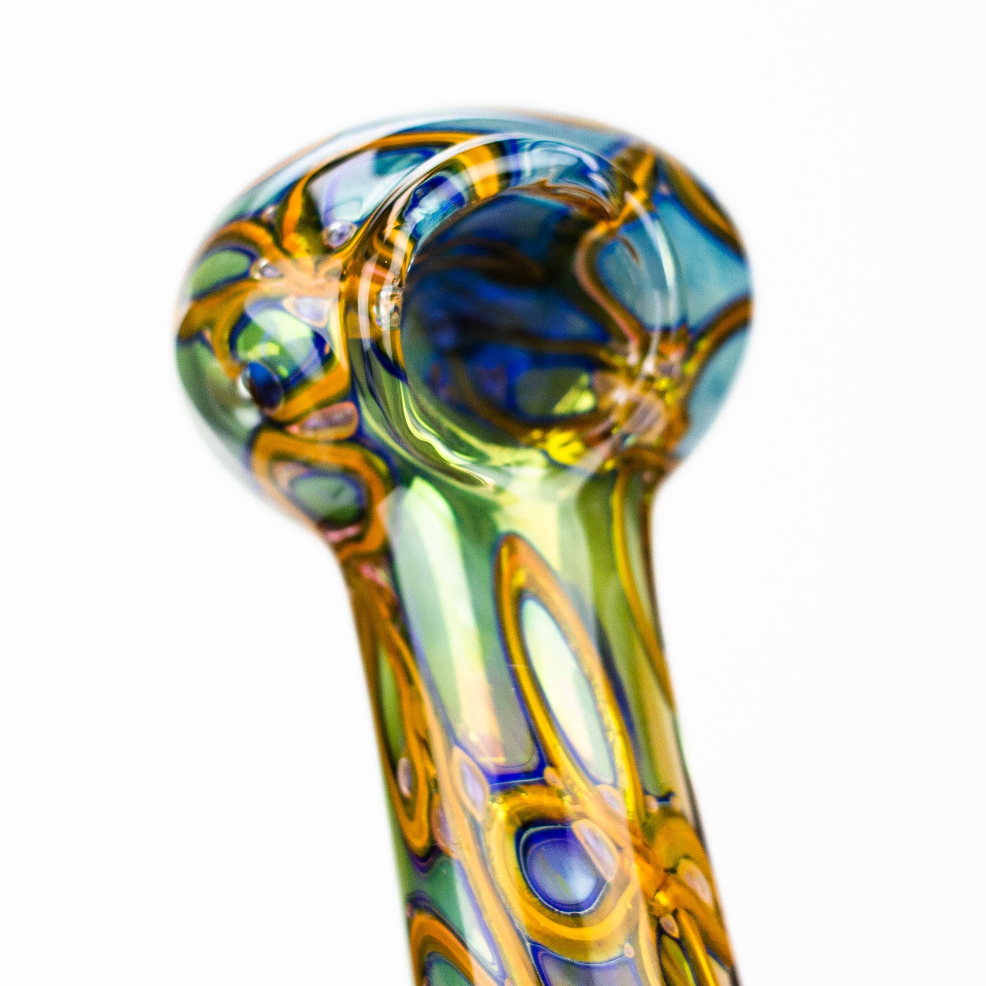 5" Gold Fumed Hand Pipe [10937]_3