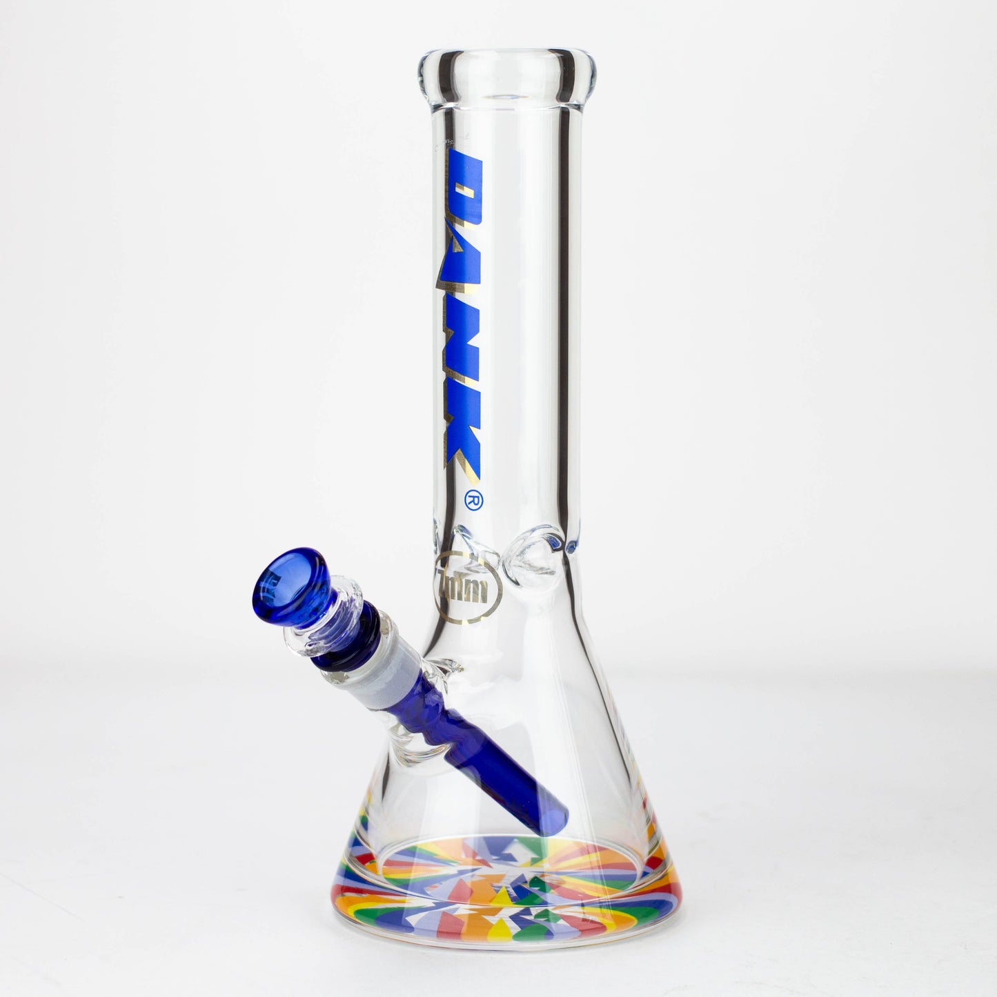 DANK | 12" 7mm Beaker Bong with Thick Decal Base_4