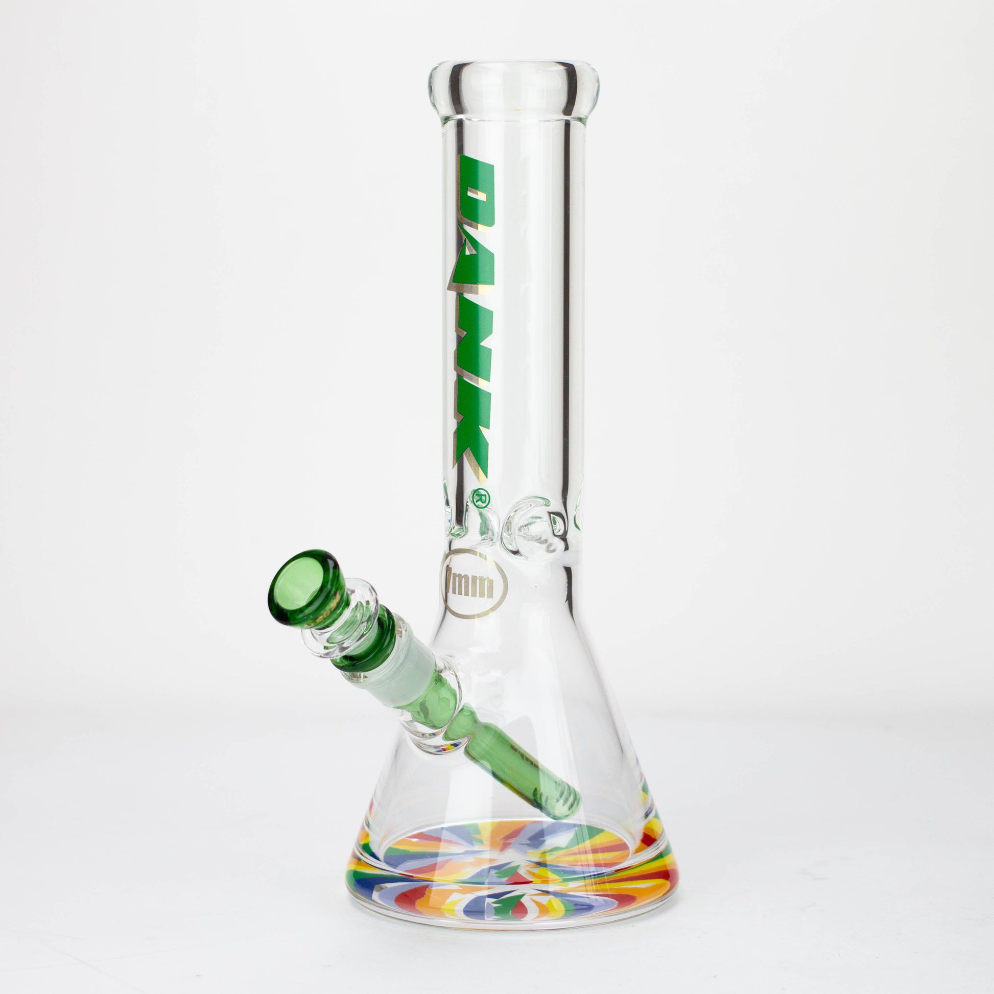 DANK | 12" 7mm Beaker Bong with Thick Decal Base_3