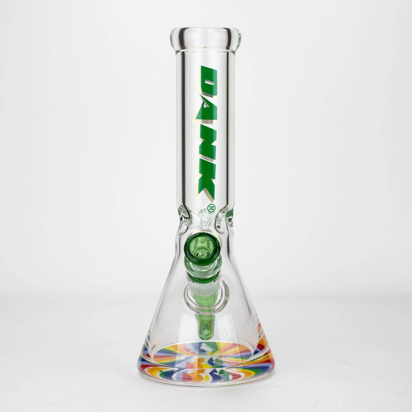 DANK | 12" 7mm Beaker Bong with Thick Decal Base_7