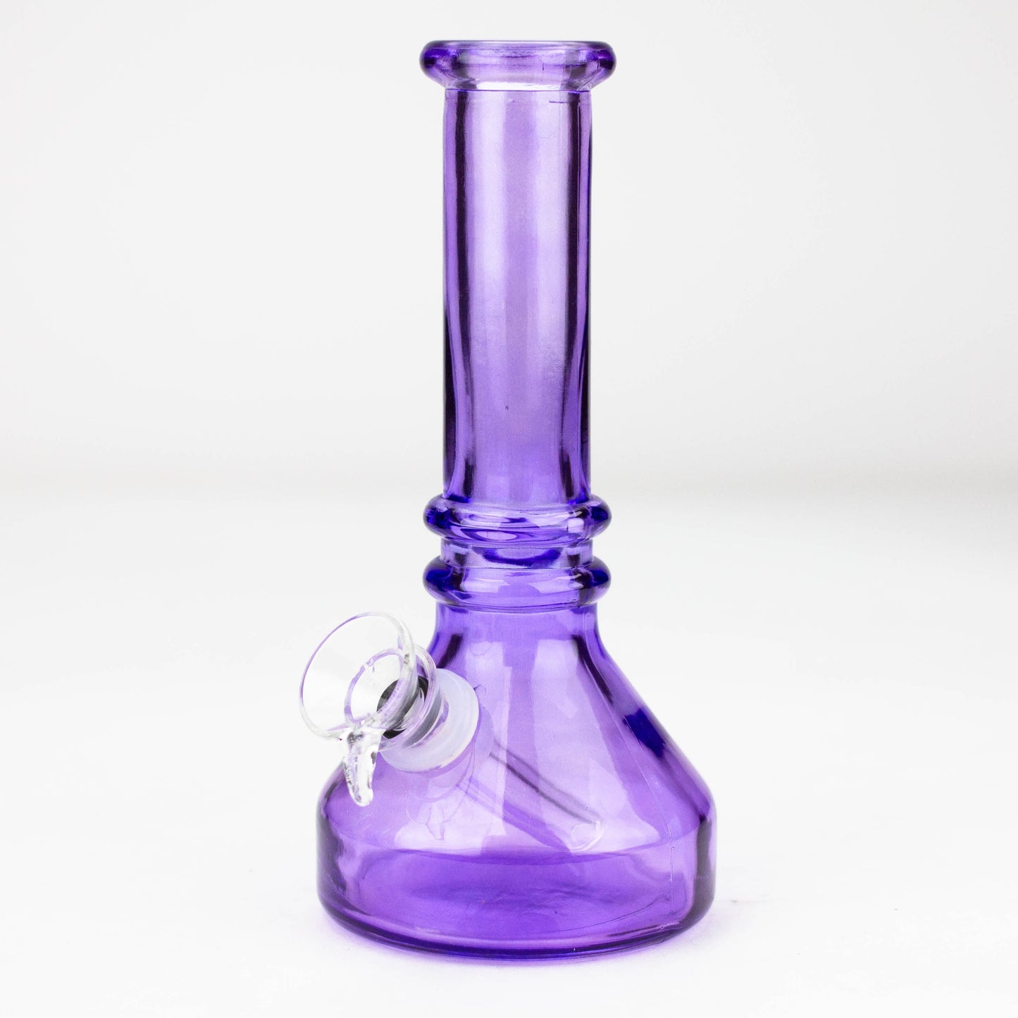 6" heavy color soft glass water bong ( HX4001 )_4