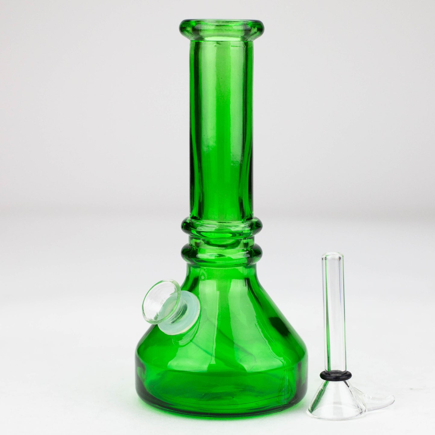 6" heavy color soft glass water bong ( HX4001 )_1