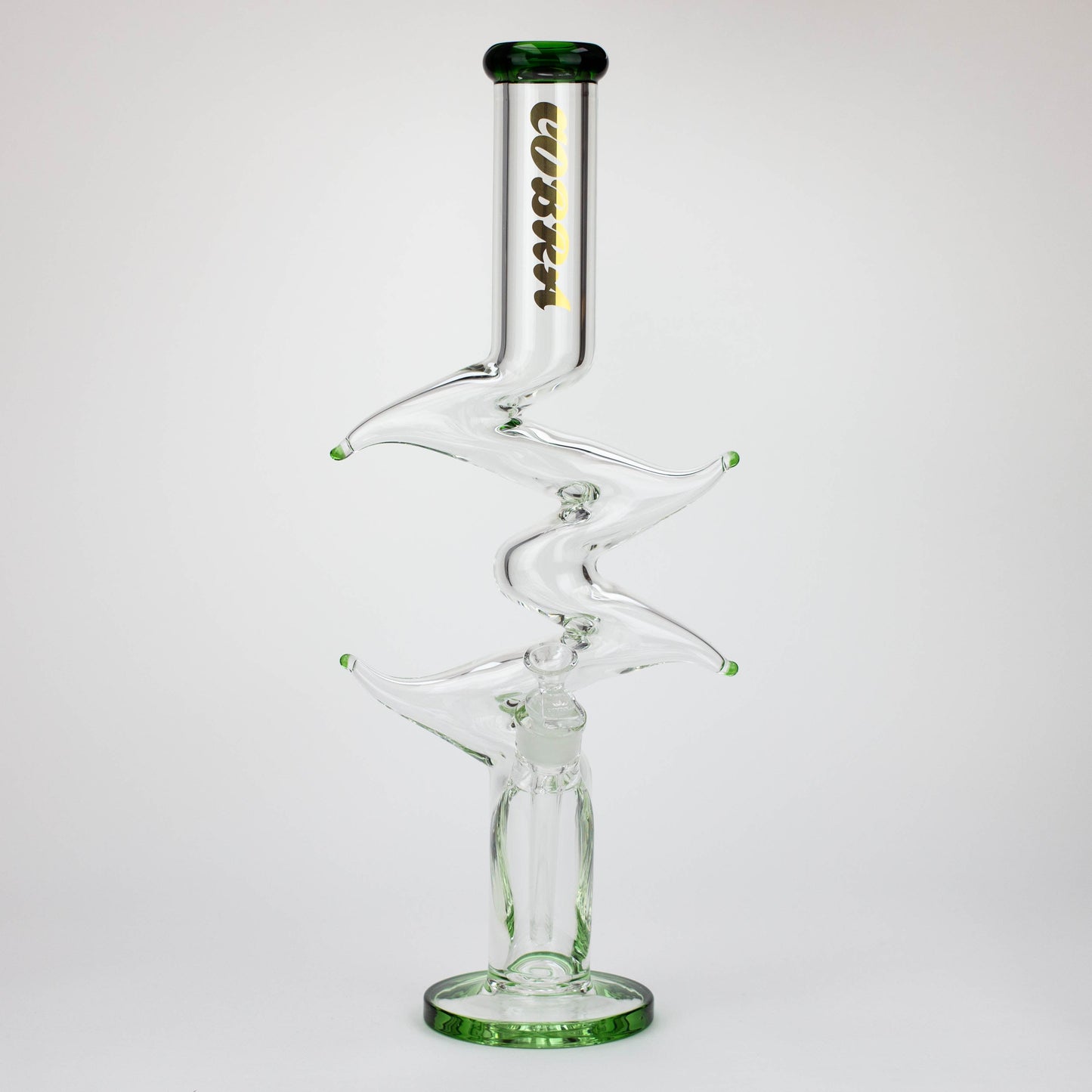 COBRA | 19" Zig-zag glass water bong_3