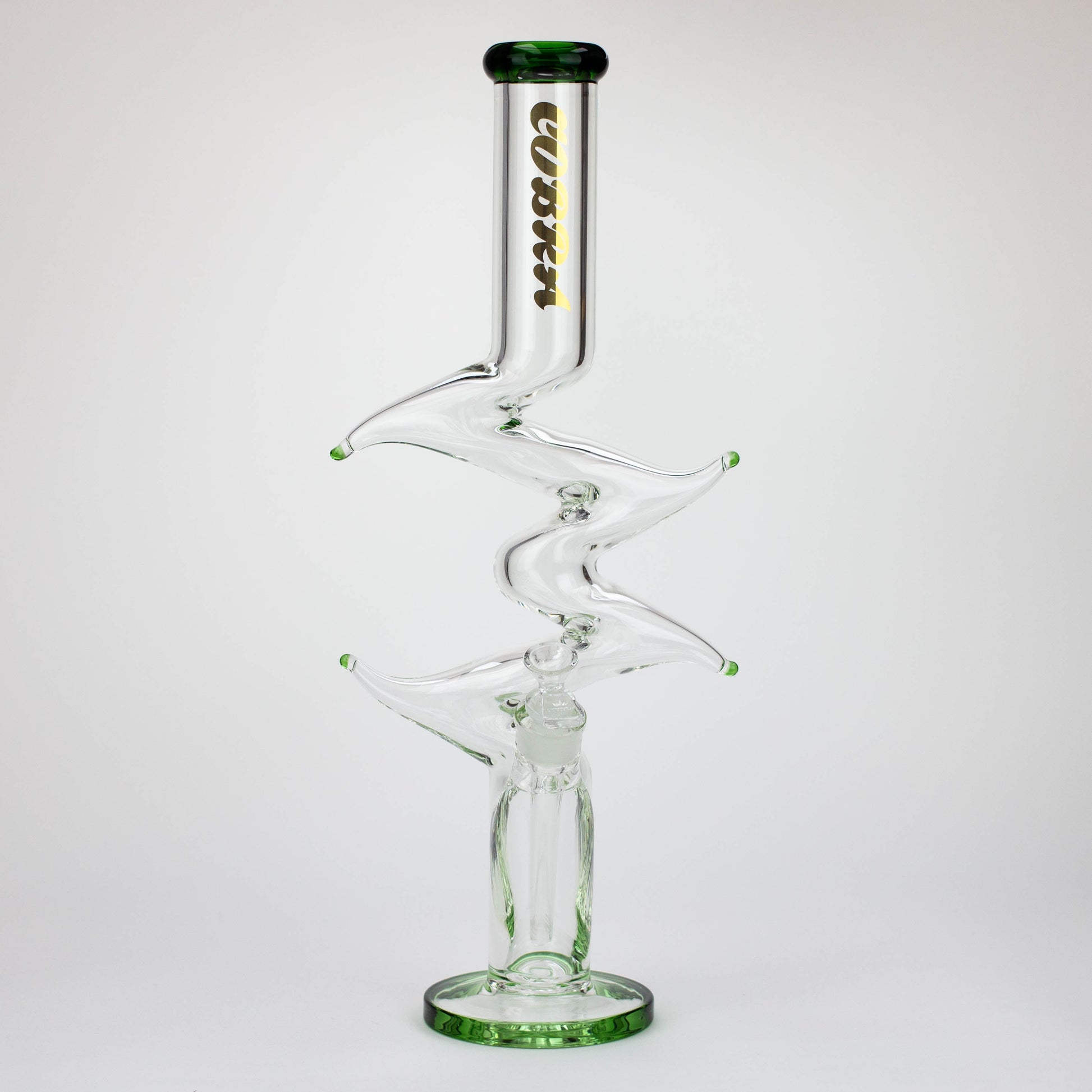 COBRA | 19" Zig-zag glass water bong_3