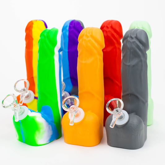 7" Silicone Penis Shape Bong [7050155B]_0