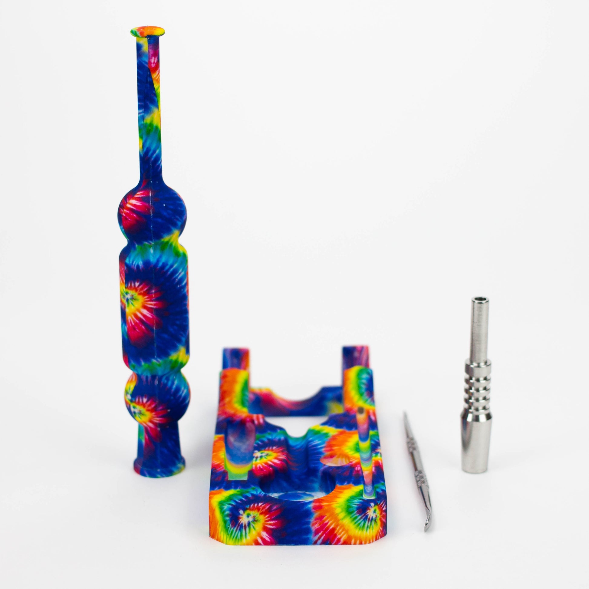 8" Silicone Nectar Collector Set [7050043]-Assorted_1