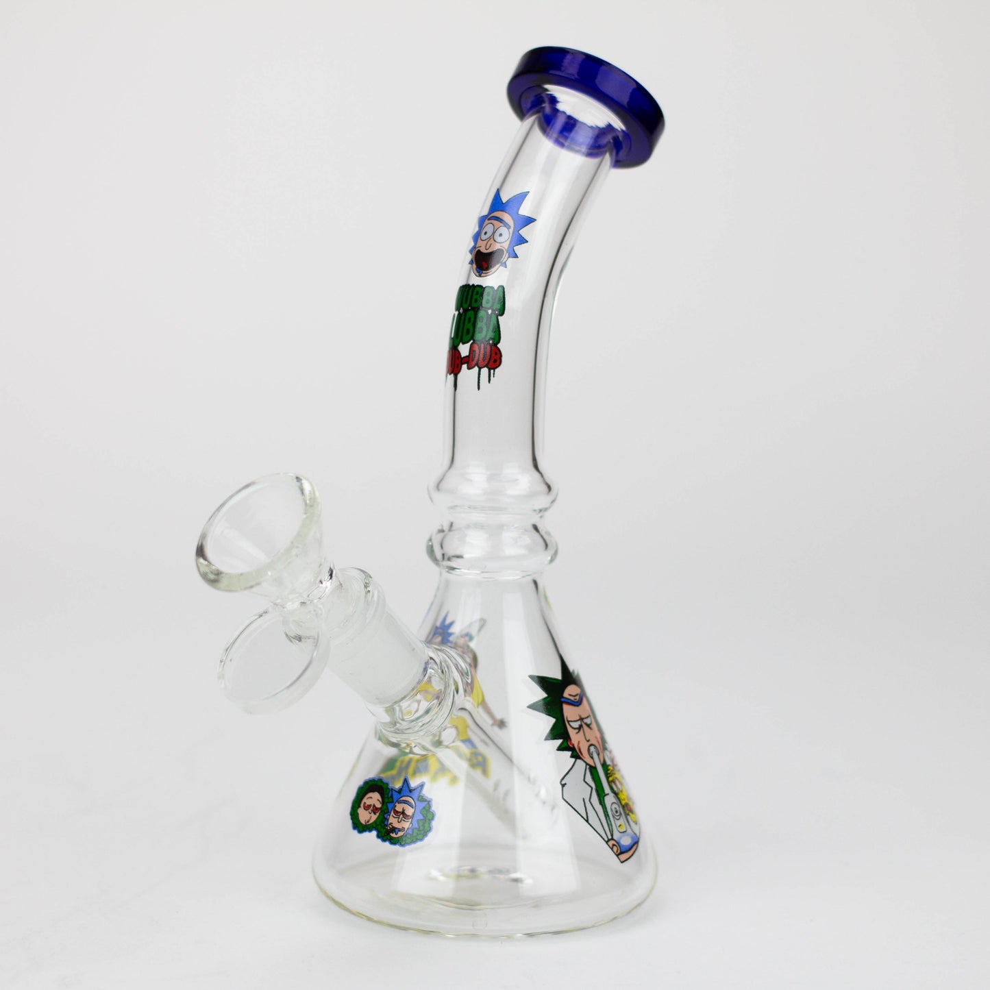 6" RM design glass water bong [BH104]_0