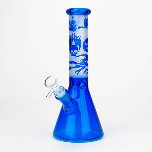 10" Glass Bong With Halloween Design [BH068]_0