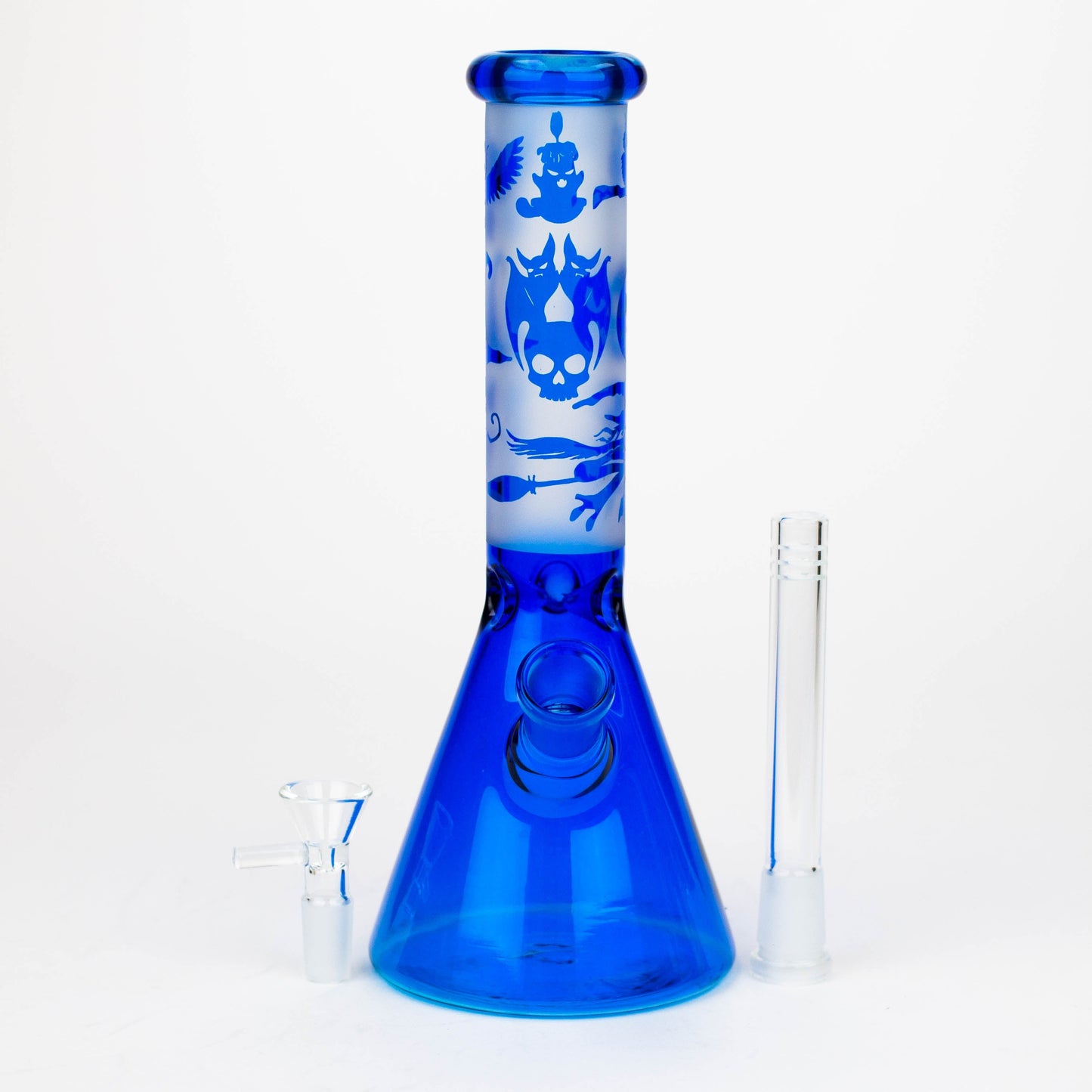 10" Glass Bong With Halloween Design [BH068]_7