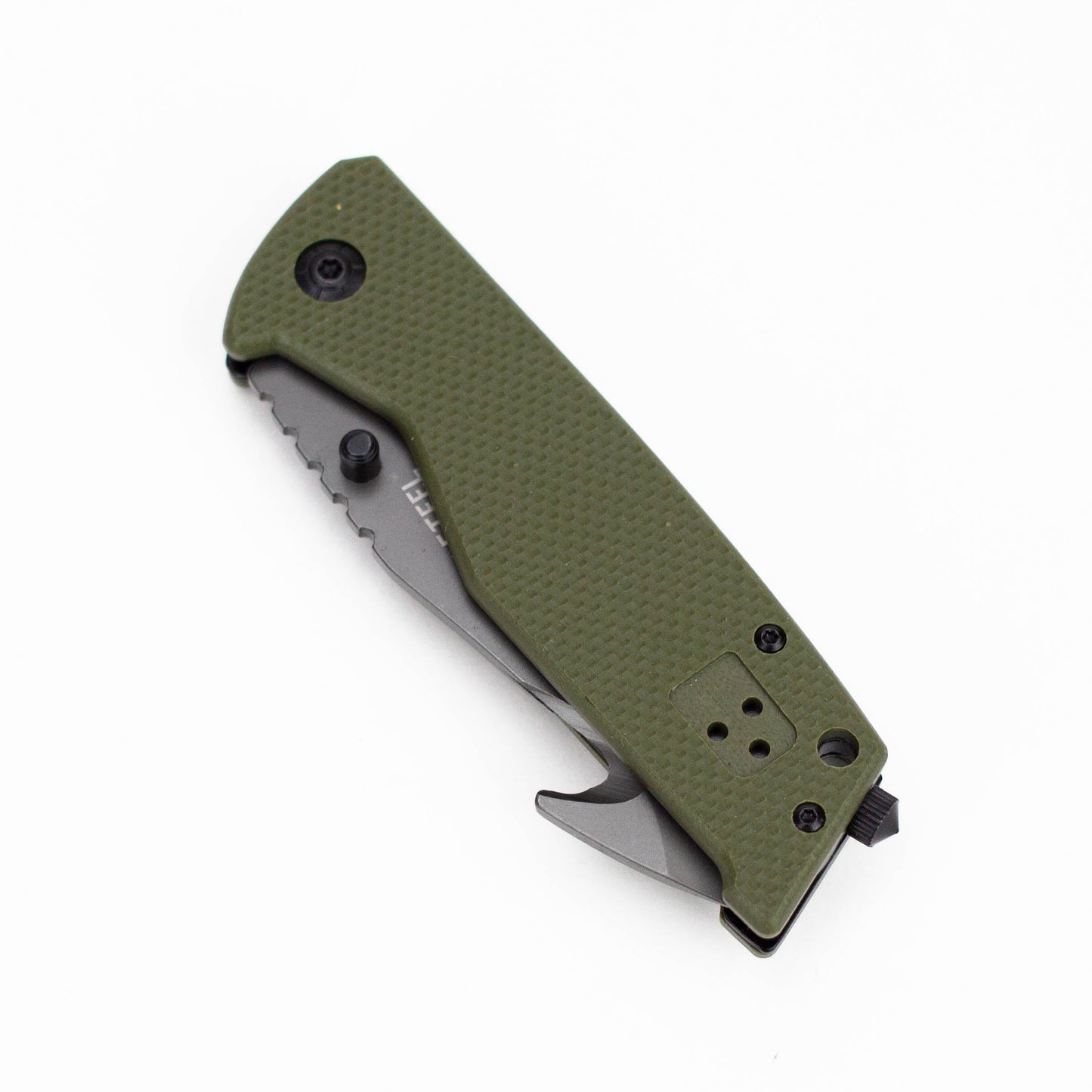 ALPHASTEEL | Hunting Knife - GREEN FOLD_1