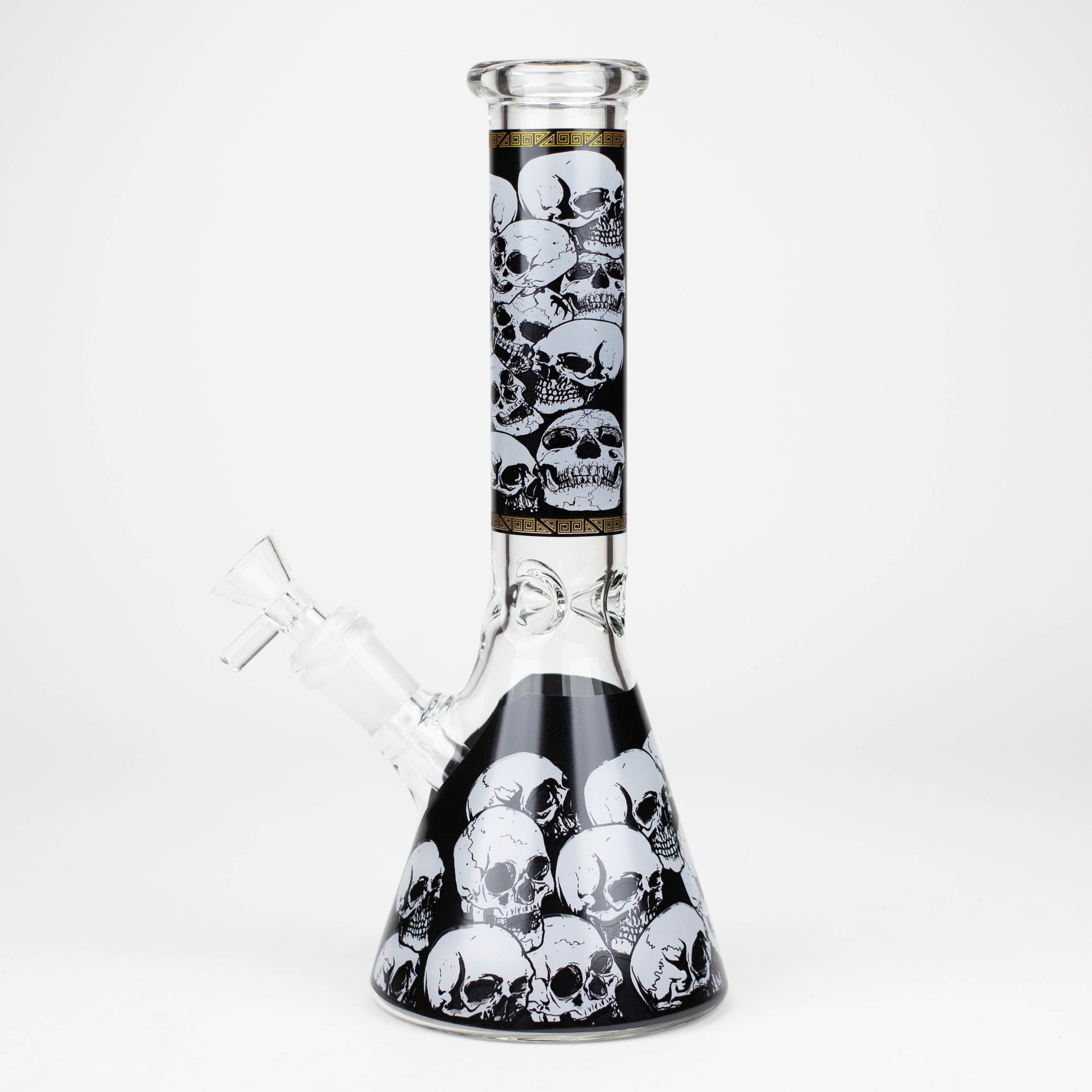 10" Glass Bong With Skull Design [WP 131]_1