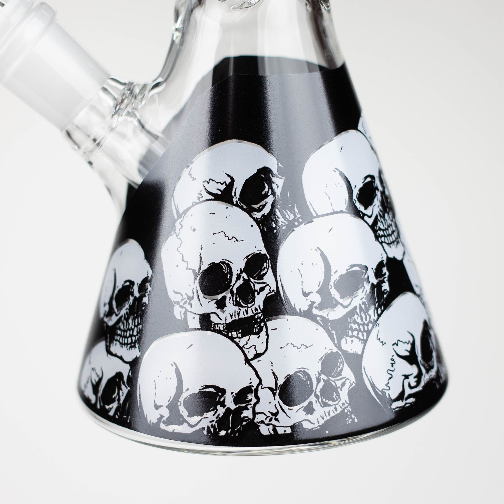 10" Glass Bong With Skull Design [WP 131]_5