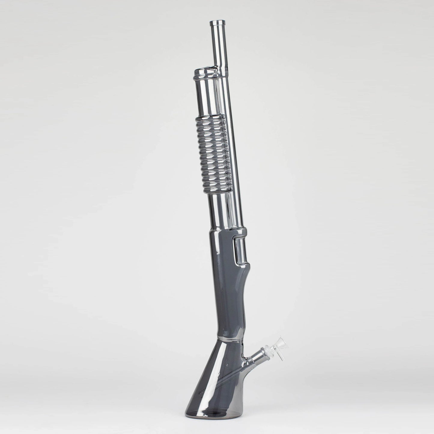 27" Electroplated Shotgun Design Glass Bong with Display Stand [GU004]_6