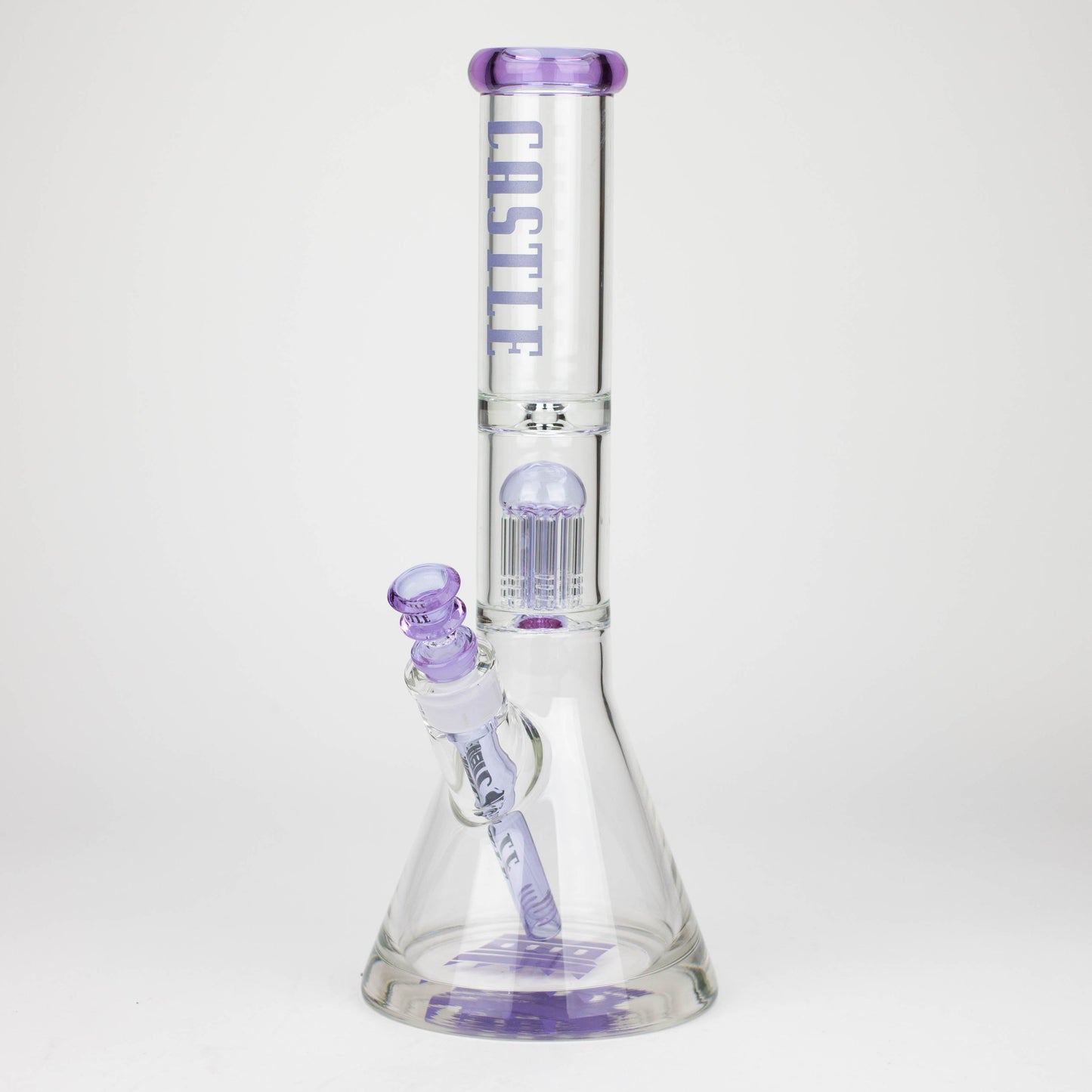 Castle Glassworks | 14" 8-arm Beaker Bong [CP-003]_8