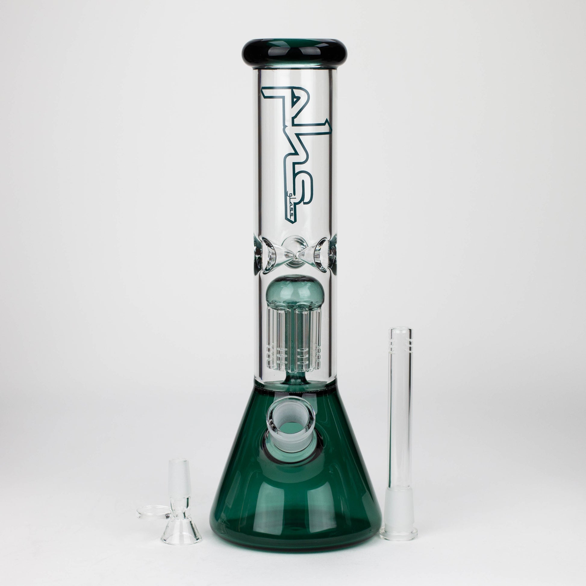 PHS | 12" Glass beaker color Bong with tree arm percolator [PHSPR-12]_6