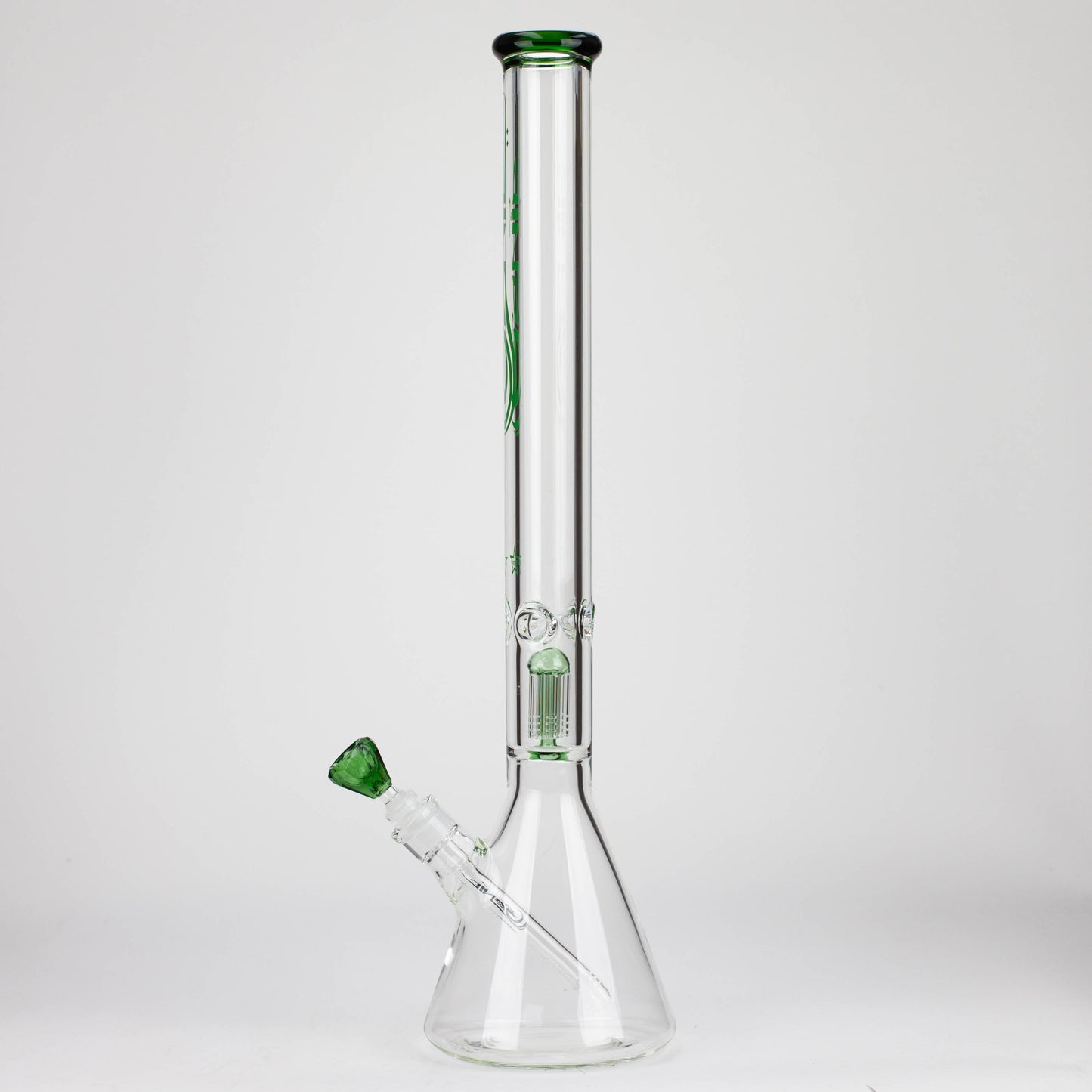 GENIE | 24" 9mm single percolator glass water bong [GB1905]_13