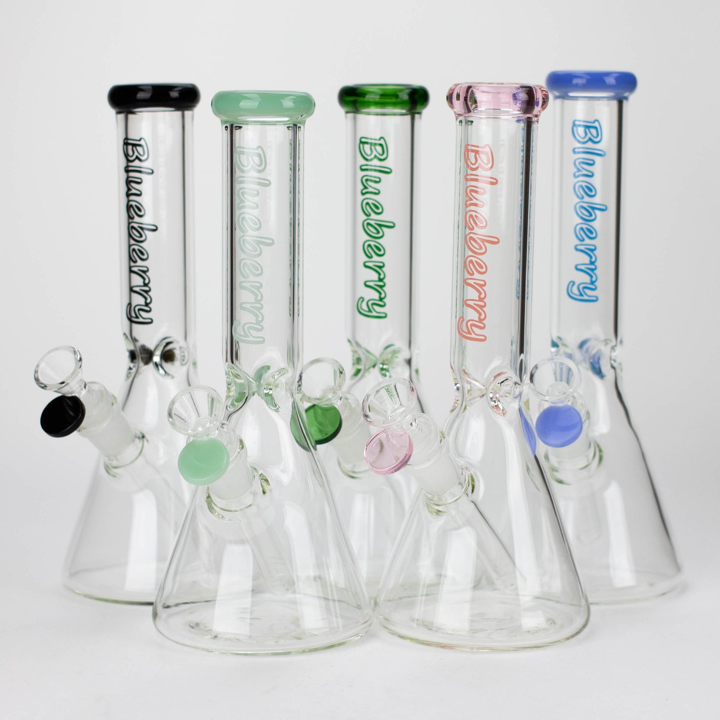 Blueberry |  11 inch Mini Beaker Bong [L708]_0