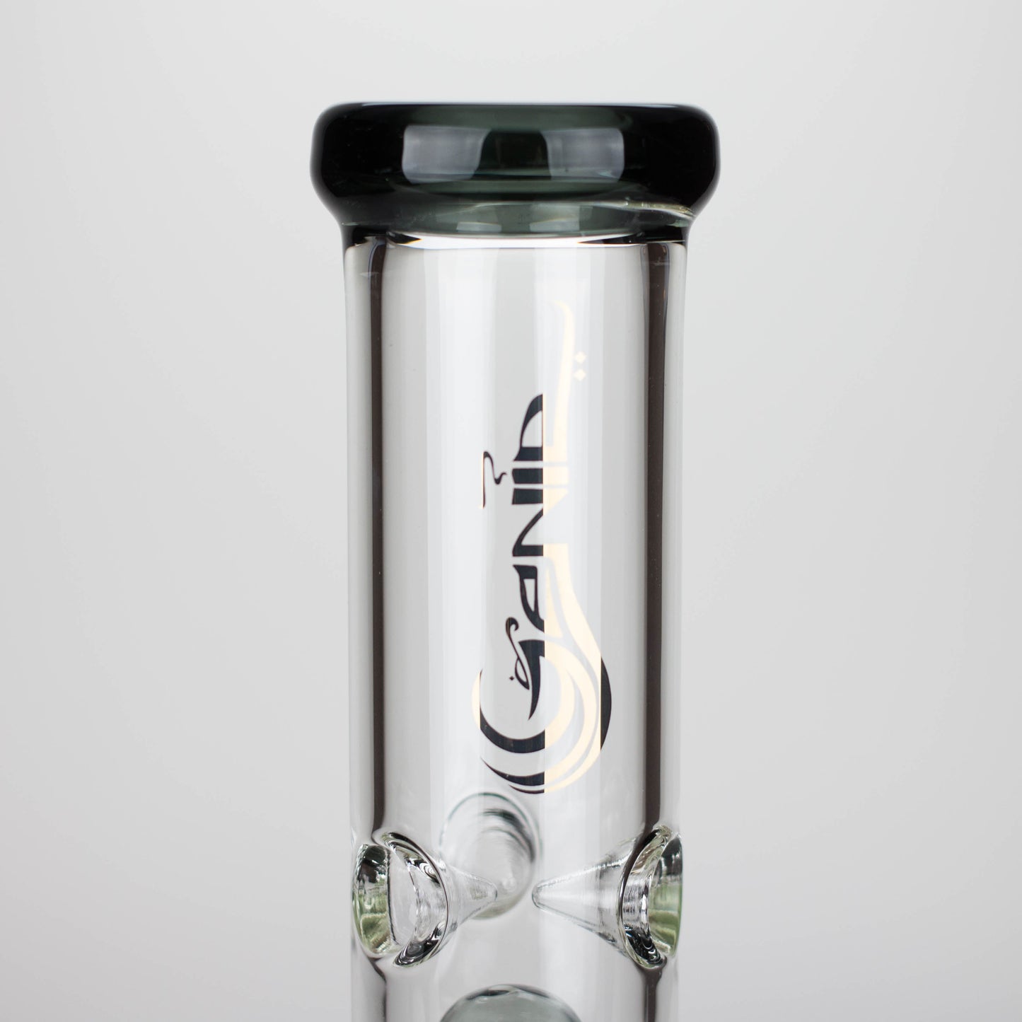 Genie | 12" Genie-Tree arms color accented glass water bong [NS104]_1