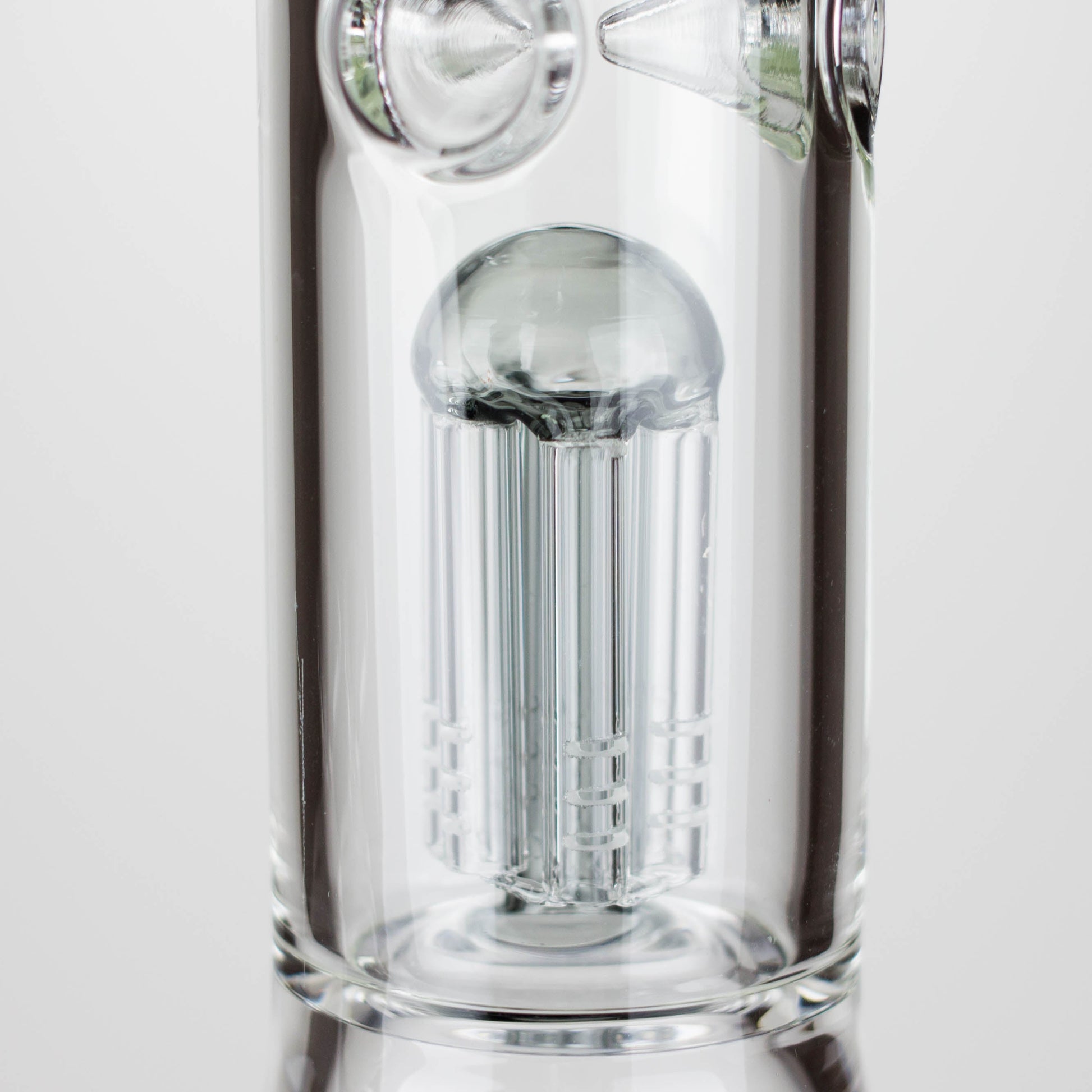 Genie | 12" Genie-Tree arms color accented glass water bong [NS104]_3